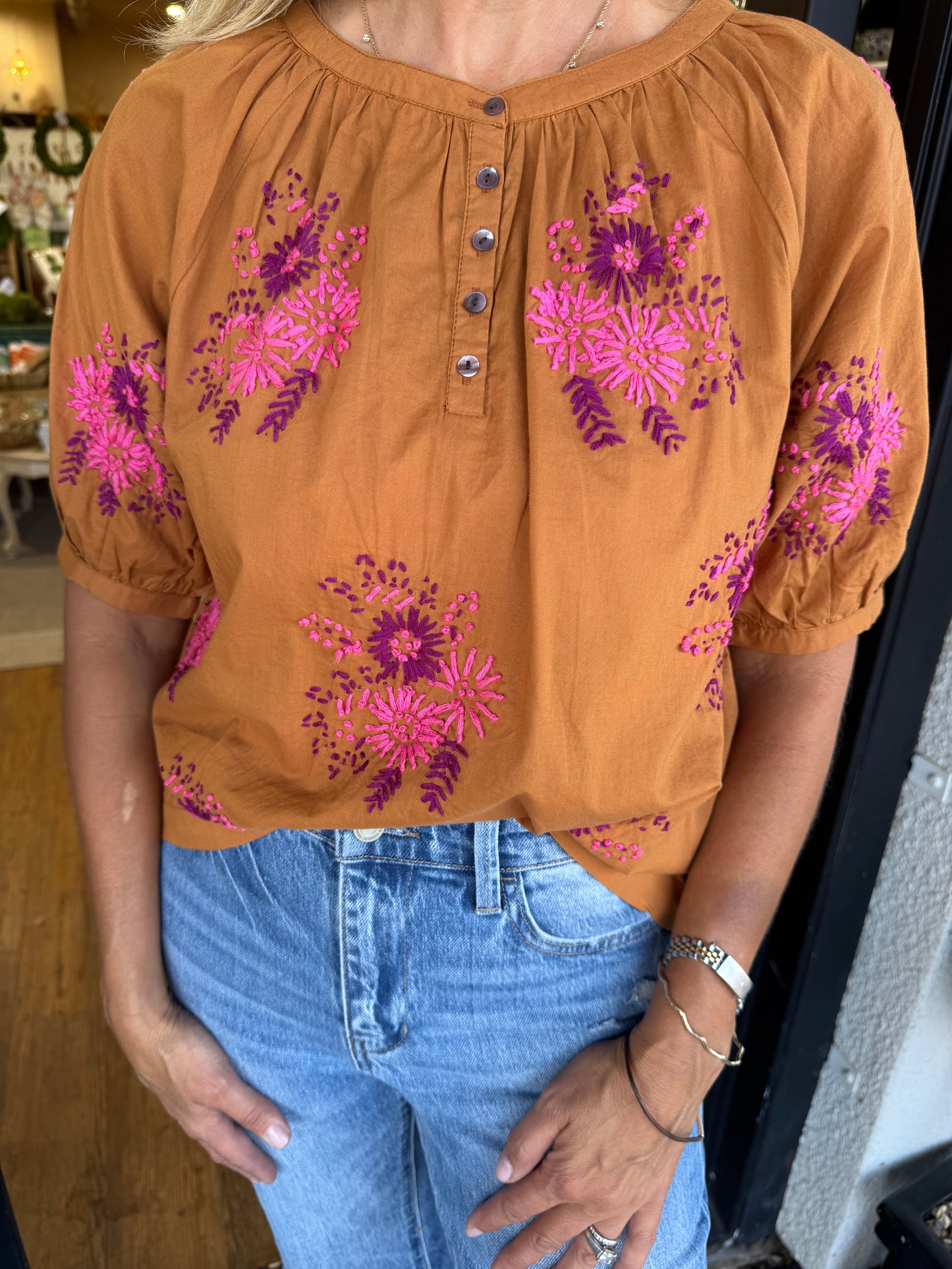 Sister Mary Nita Top - Copper
