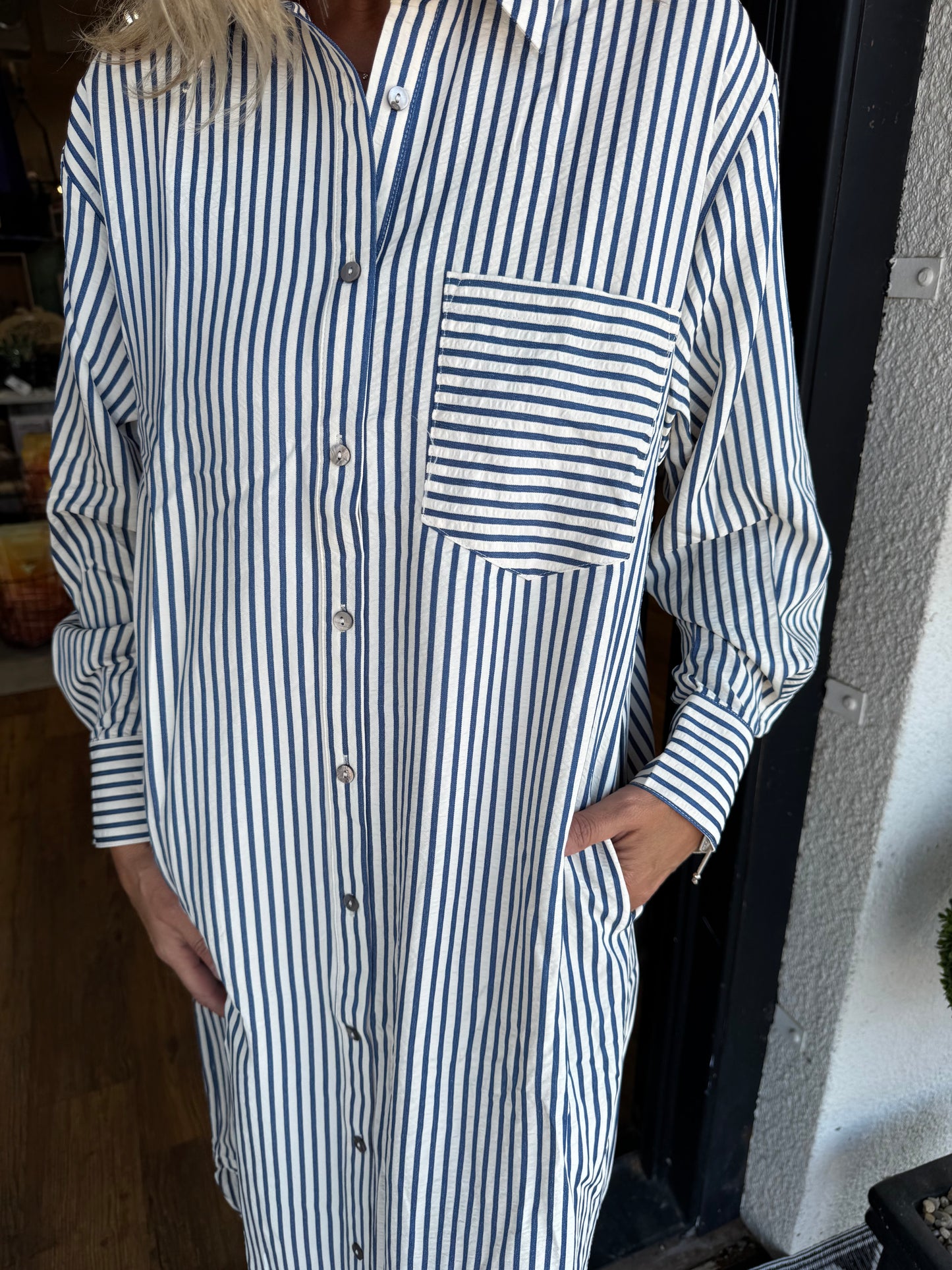 Amanda Dress - Indigo