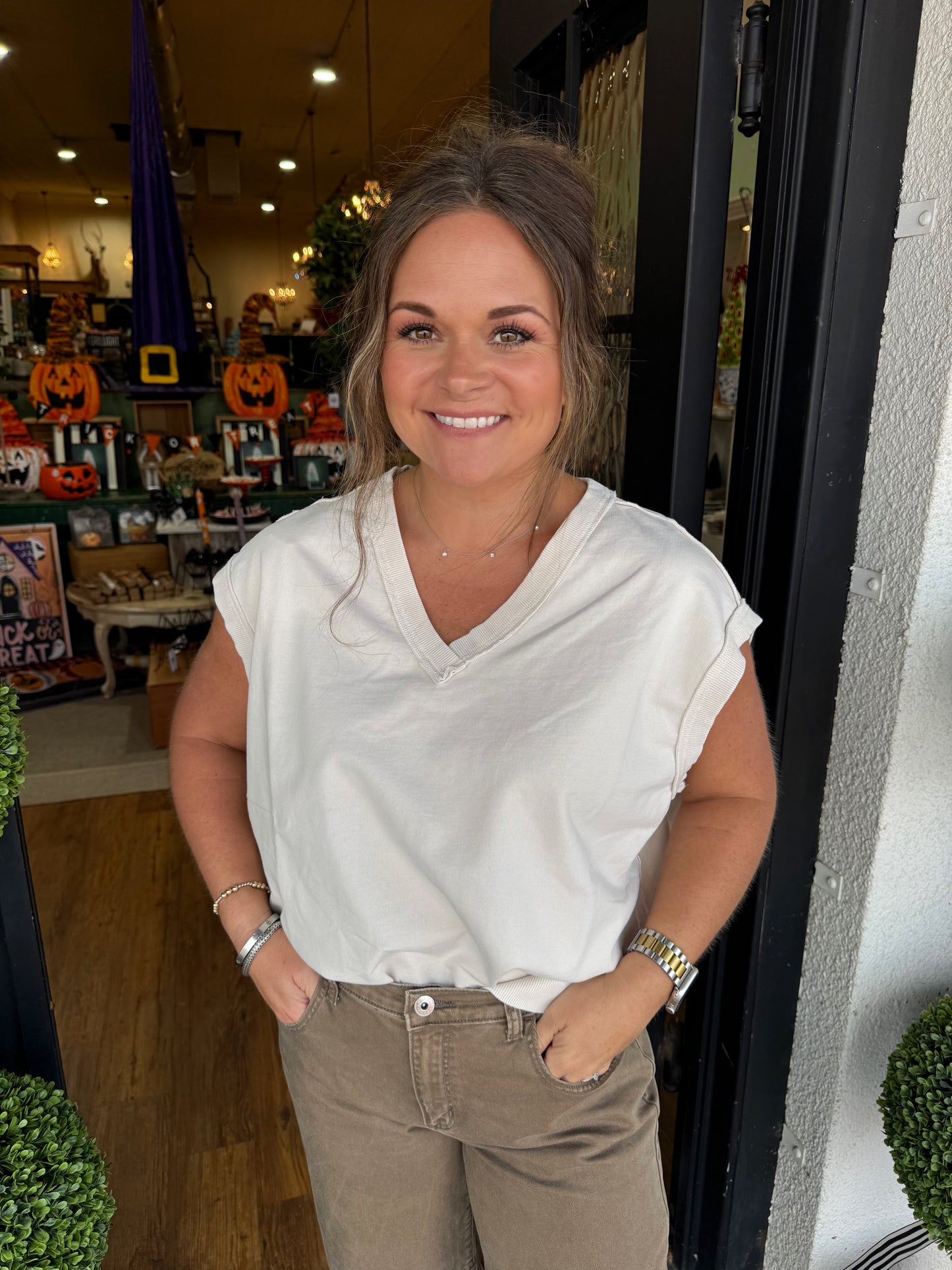 Delaney Top - Alpaca