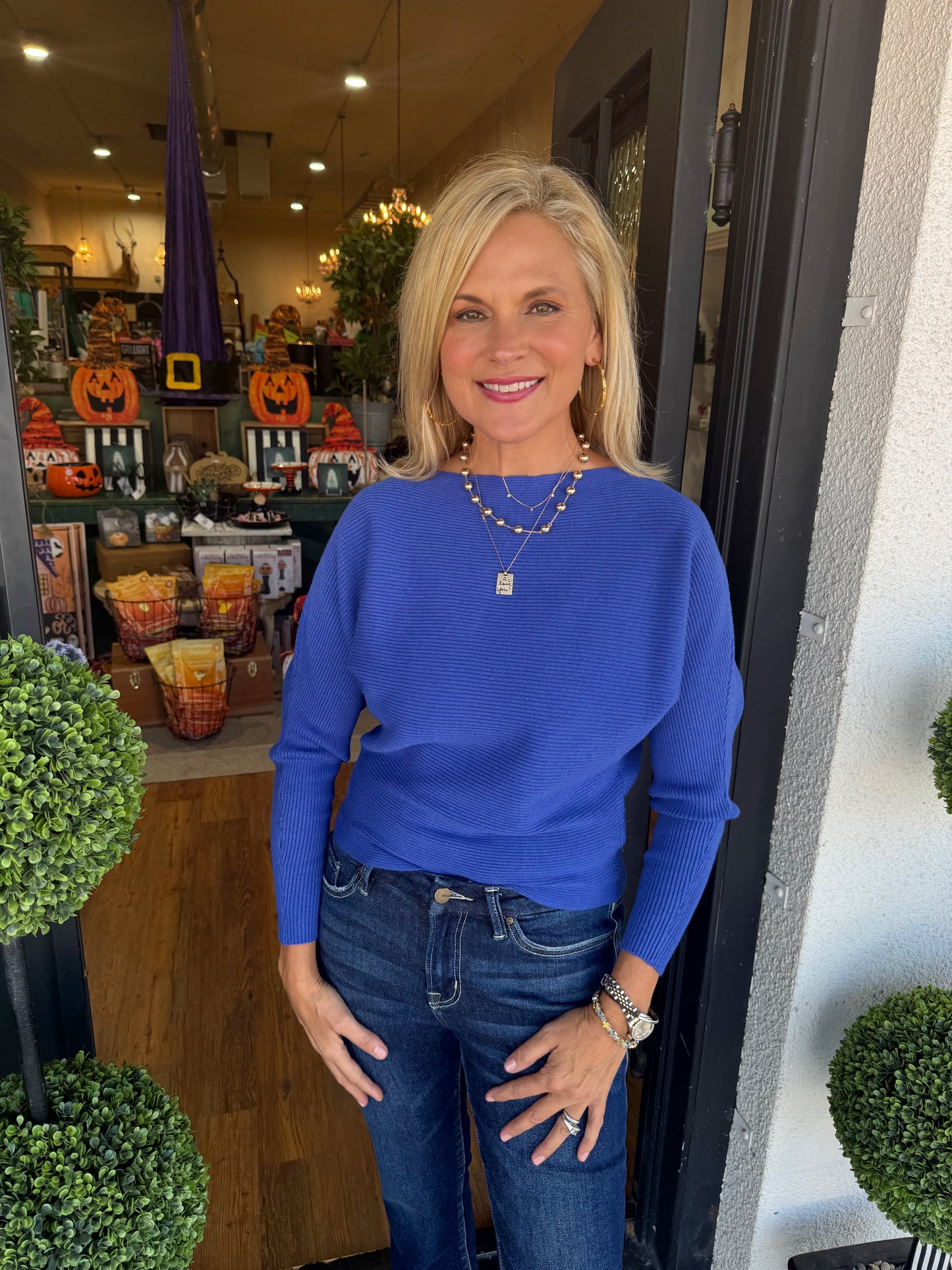 Monica Sweater - Royal Blue