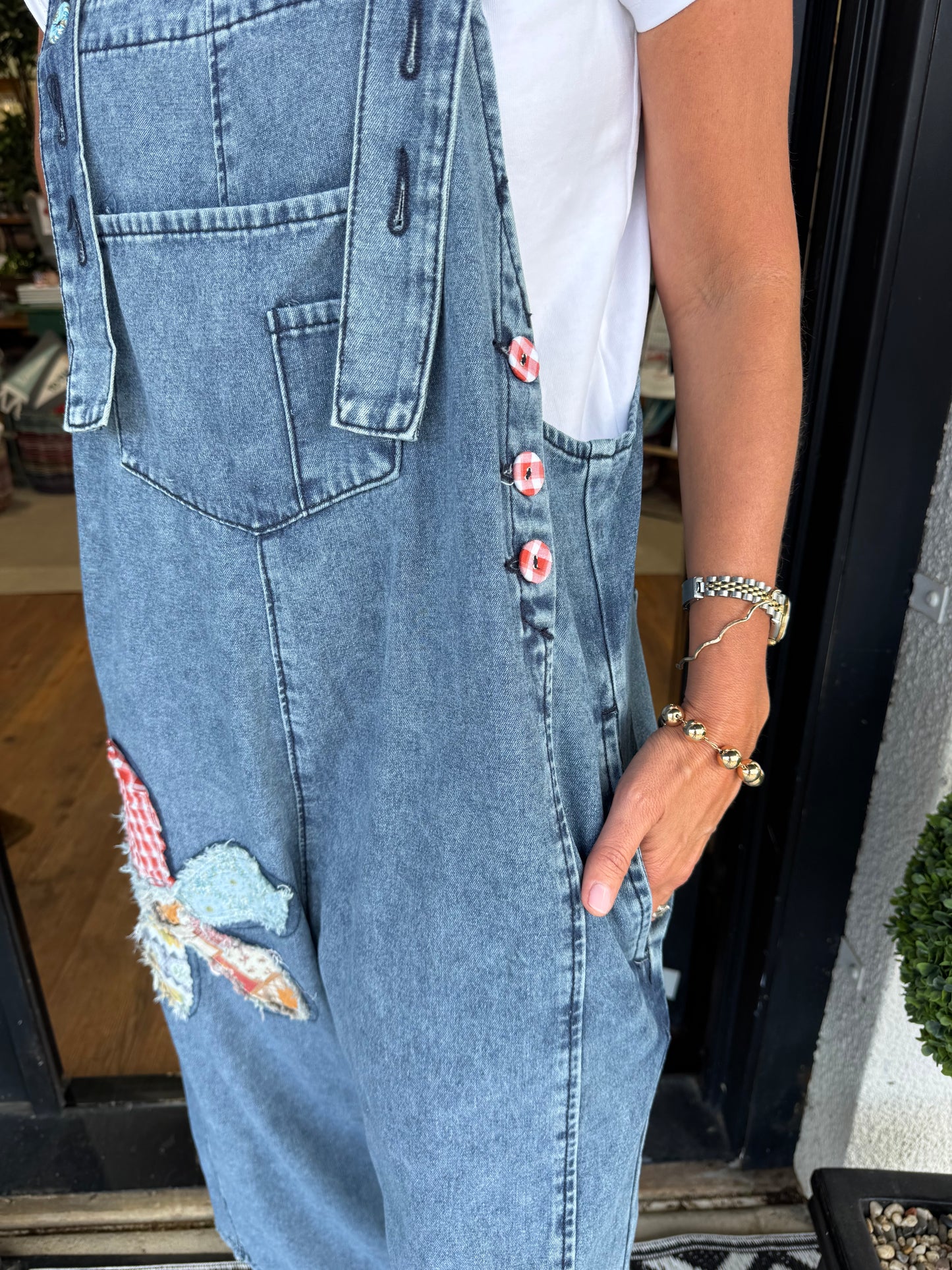 Hazel Overall - Dark Denim