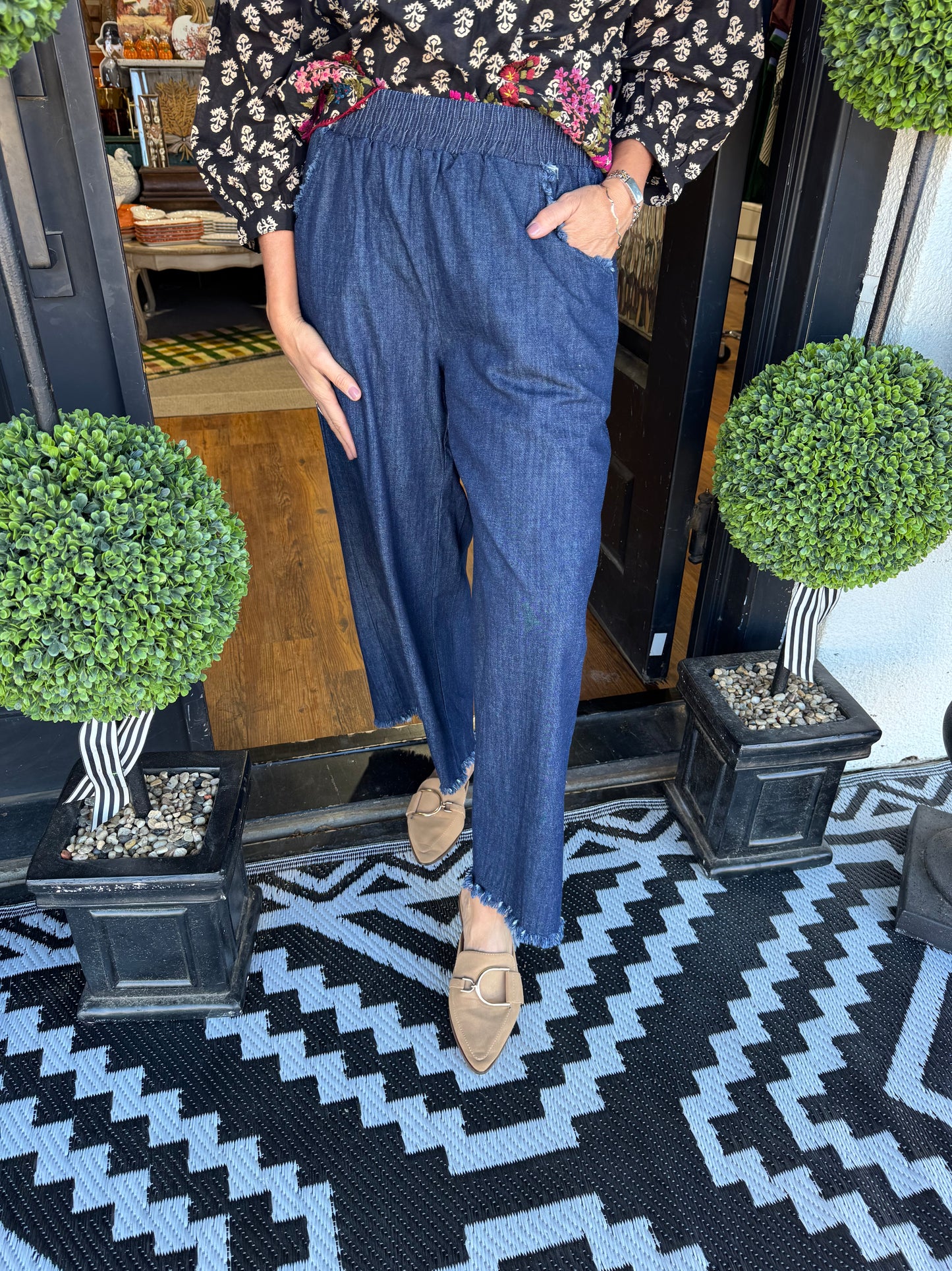 Ashton Pants - Dark Denim