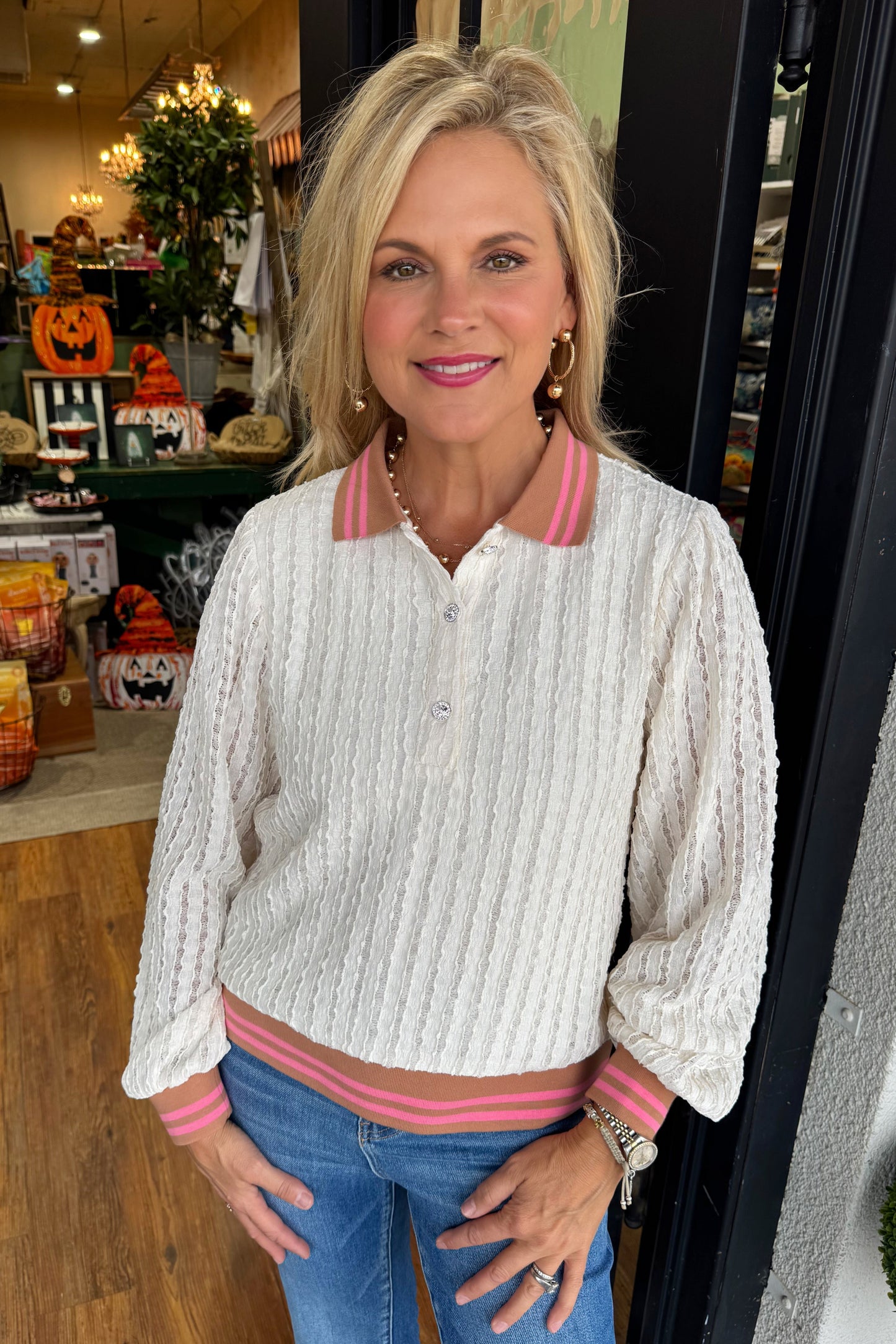 Garnette Top - Ivory