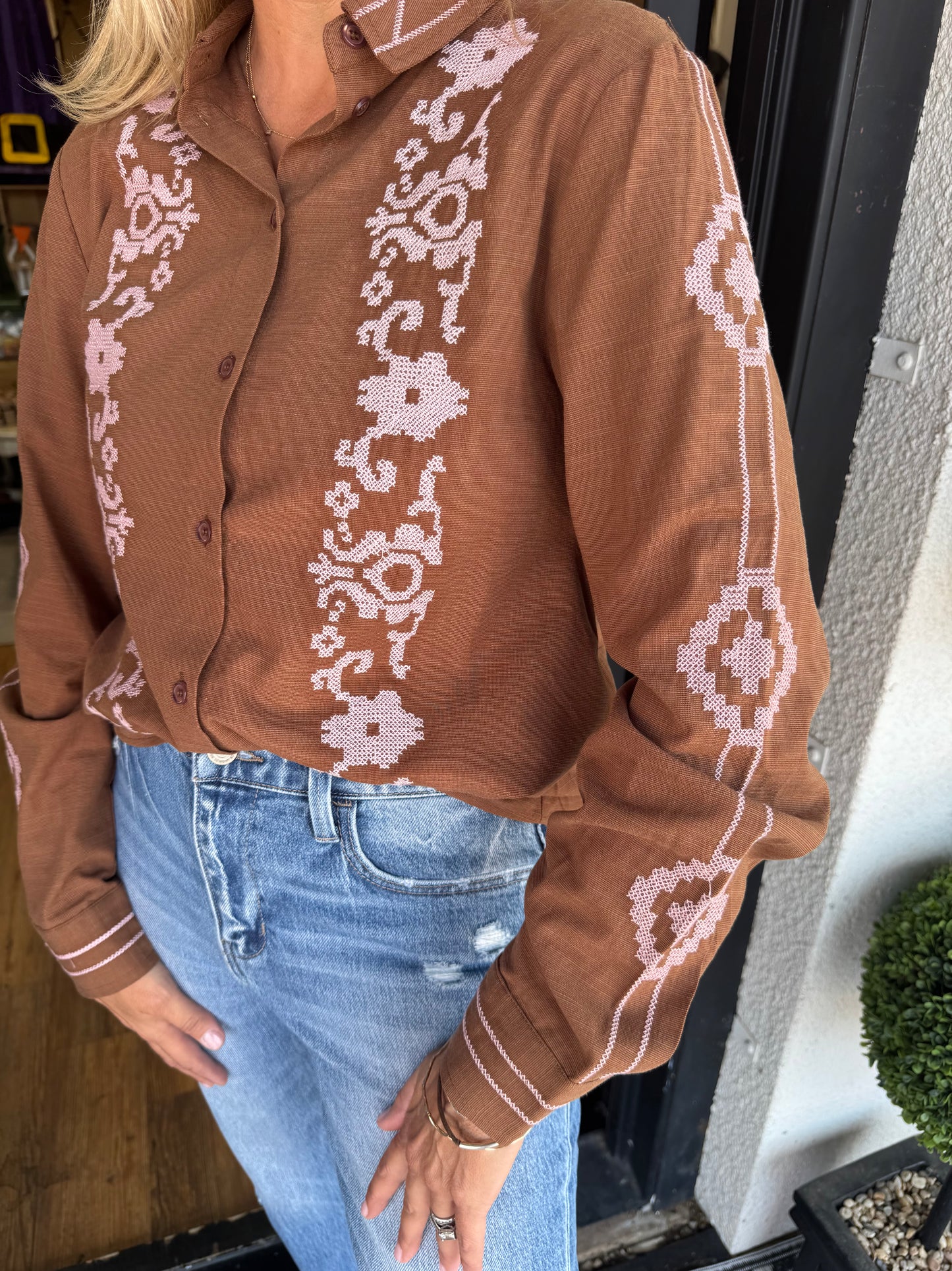 Trinity Top - Mocha Brown