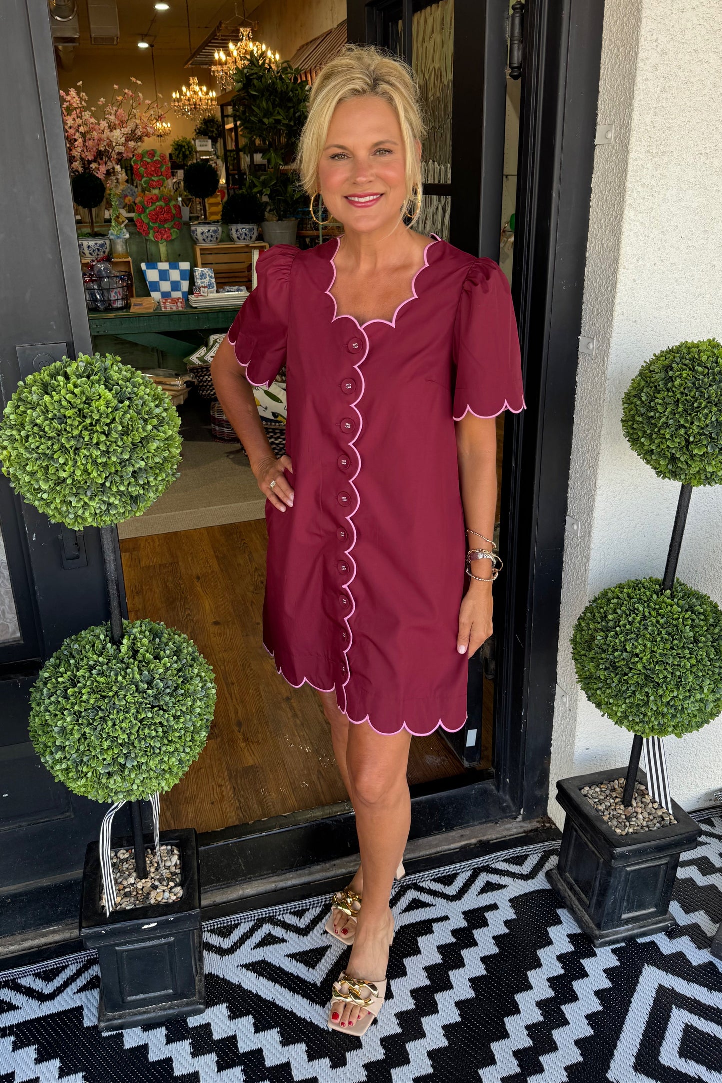 Barkley Dress - Burgundy