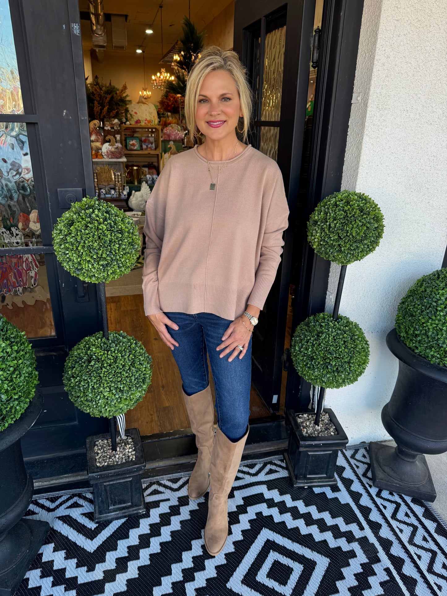 Cynthia Sweater - Dark Taupe