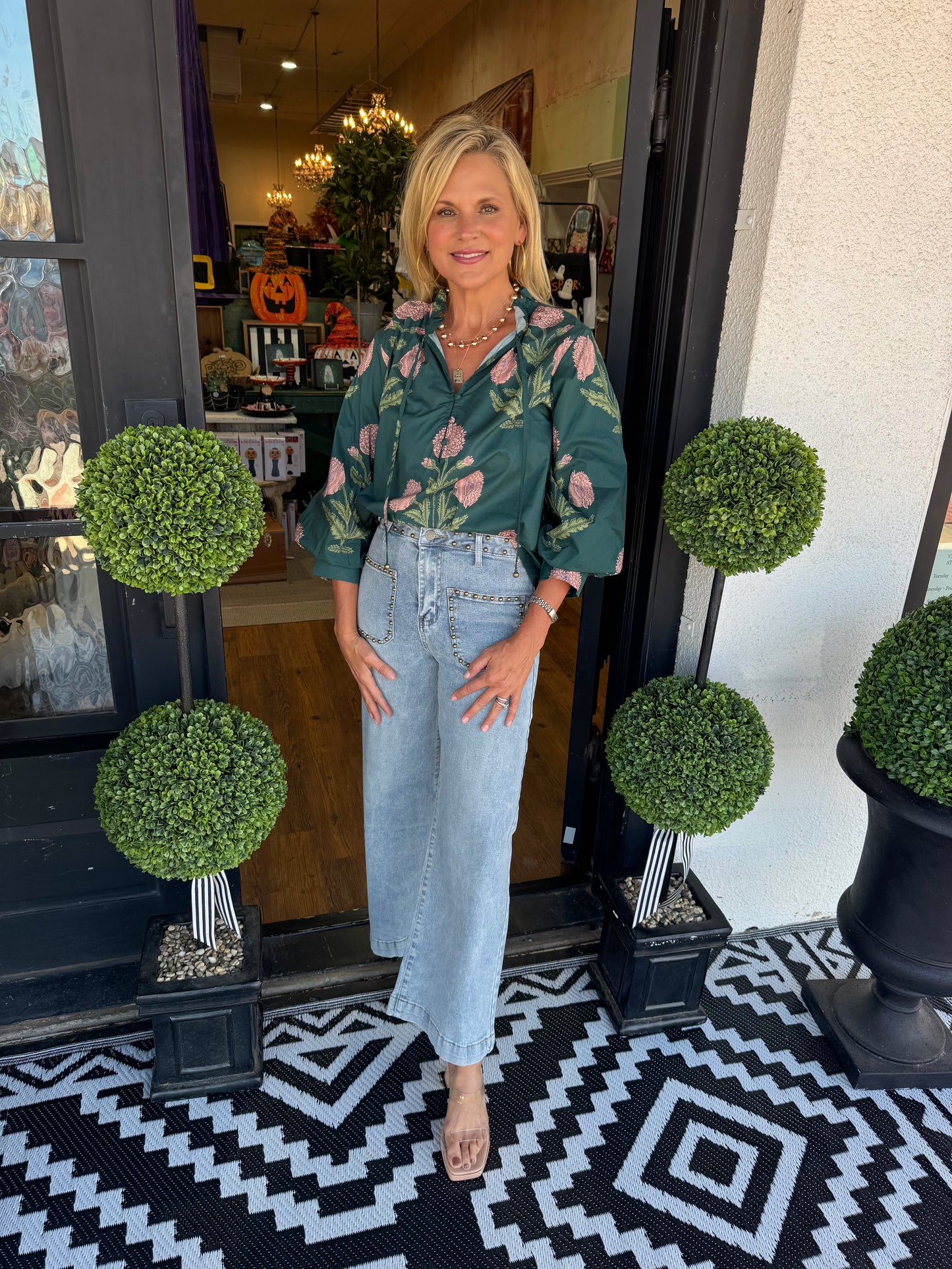 Mila Top - Hunter Green