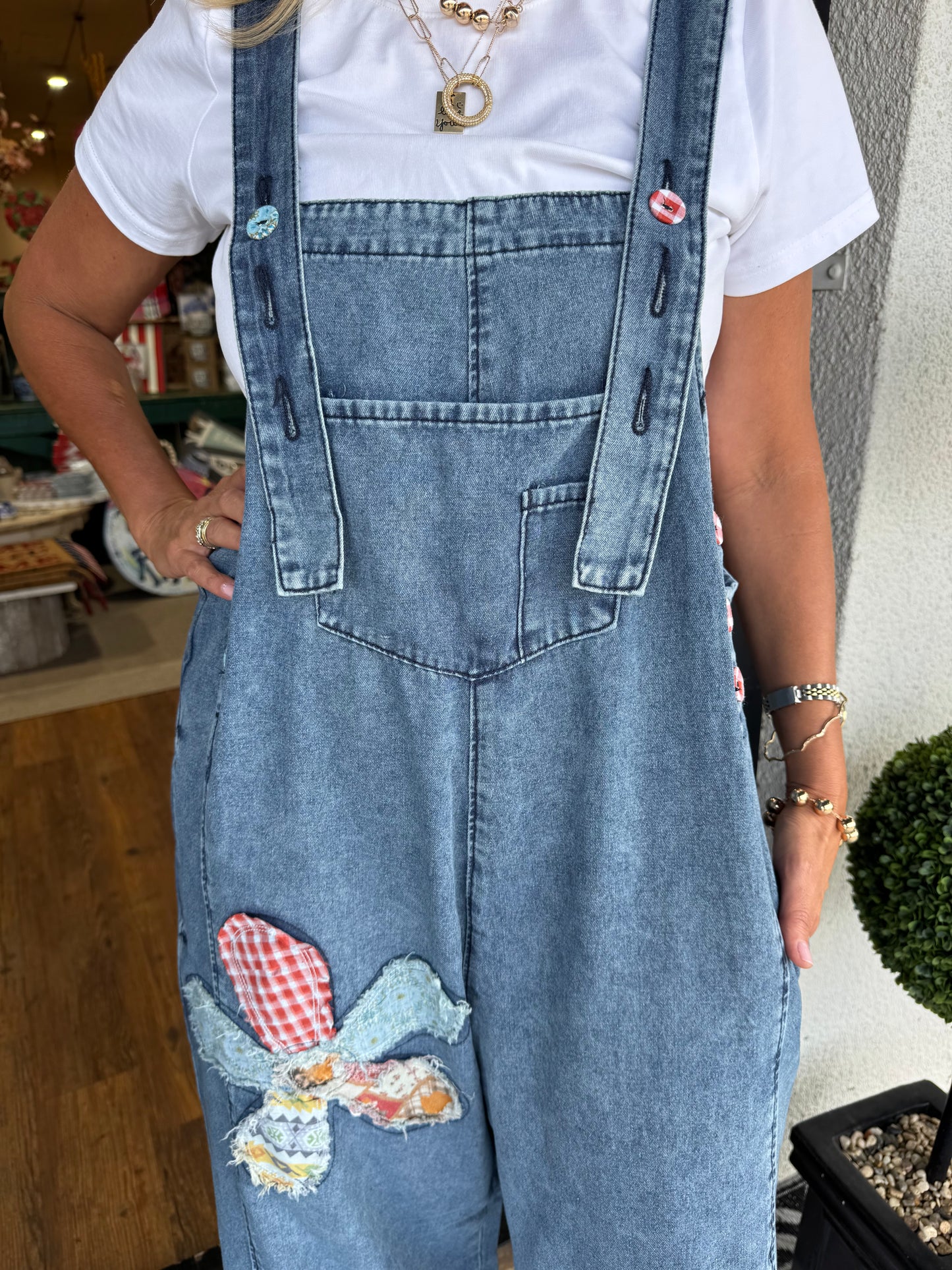 Hazel Overall - Dark Denim