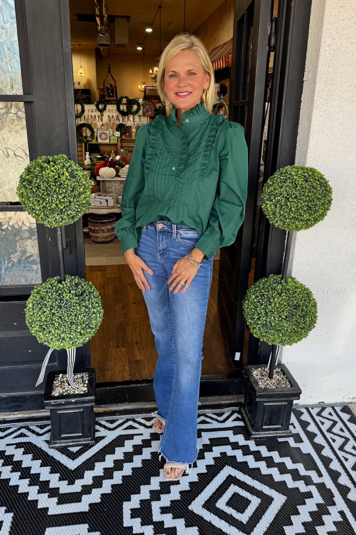 Ollie Top - Hunter Green