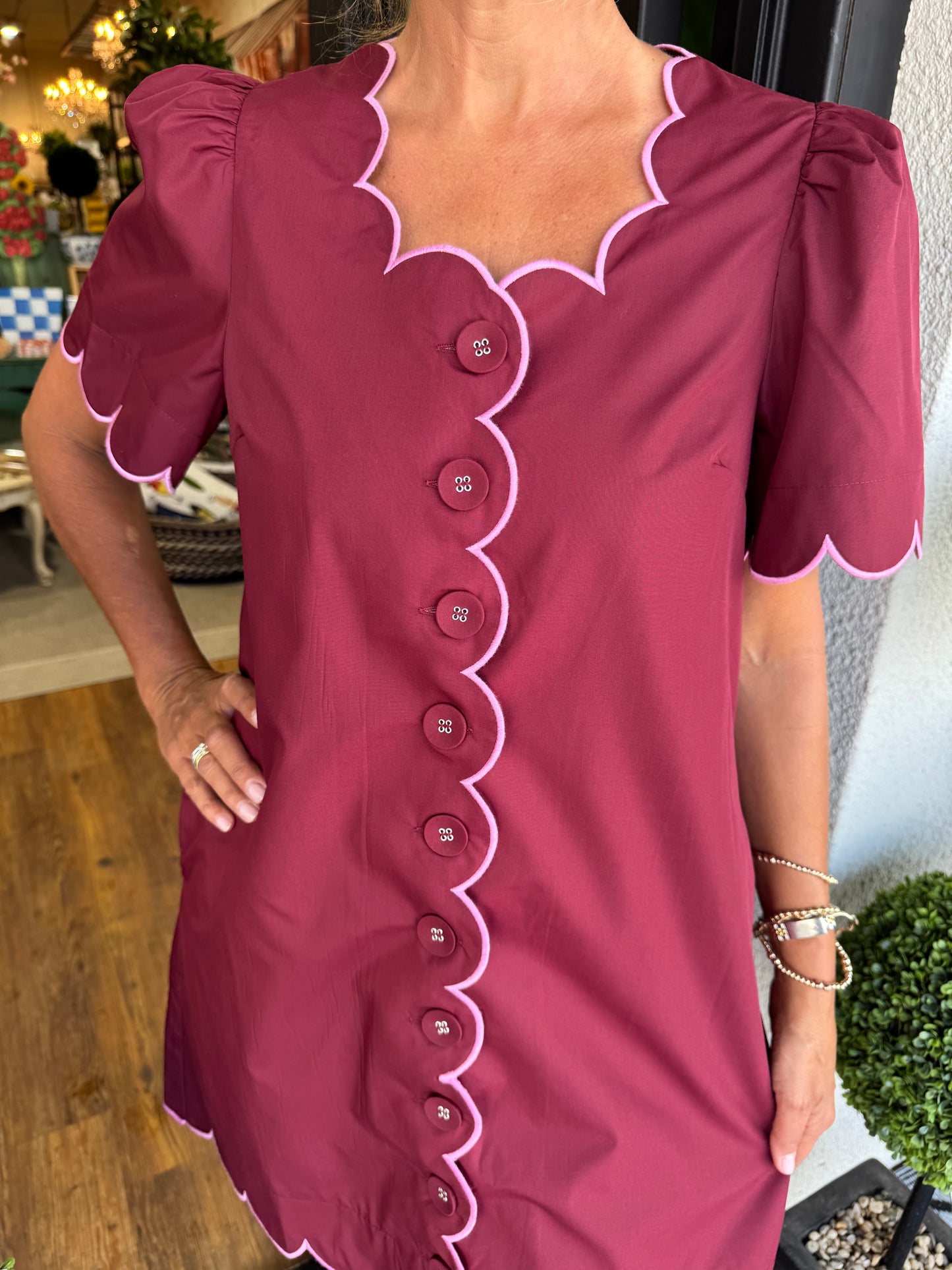 Barkley Dress - Burgundy