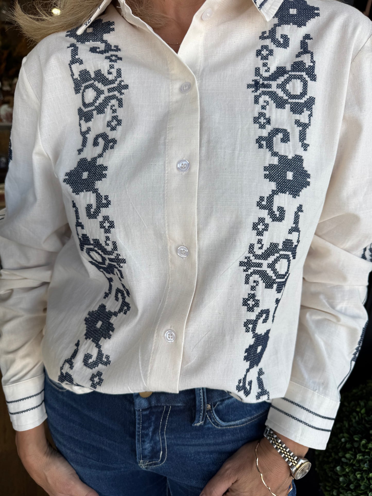 Trinity Top - Ecru