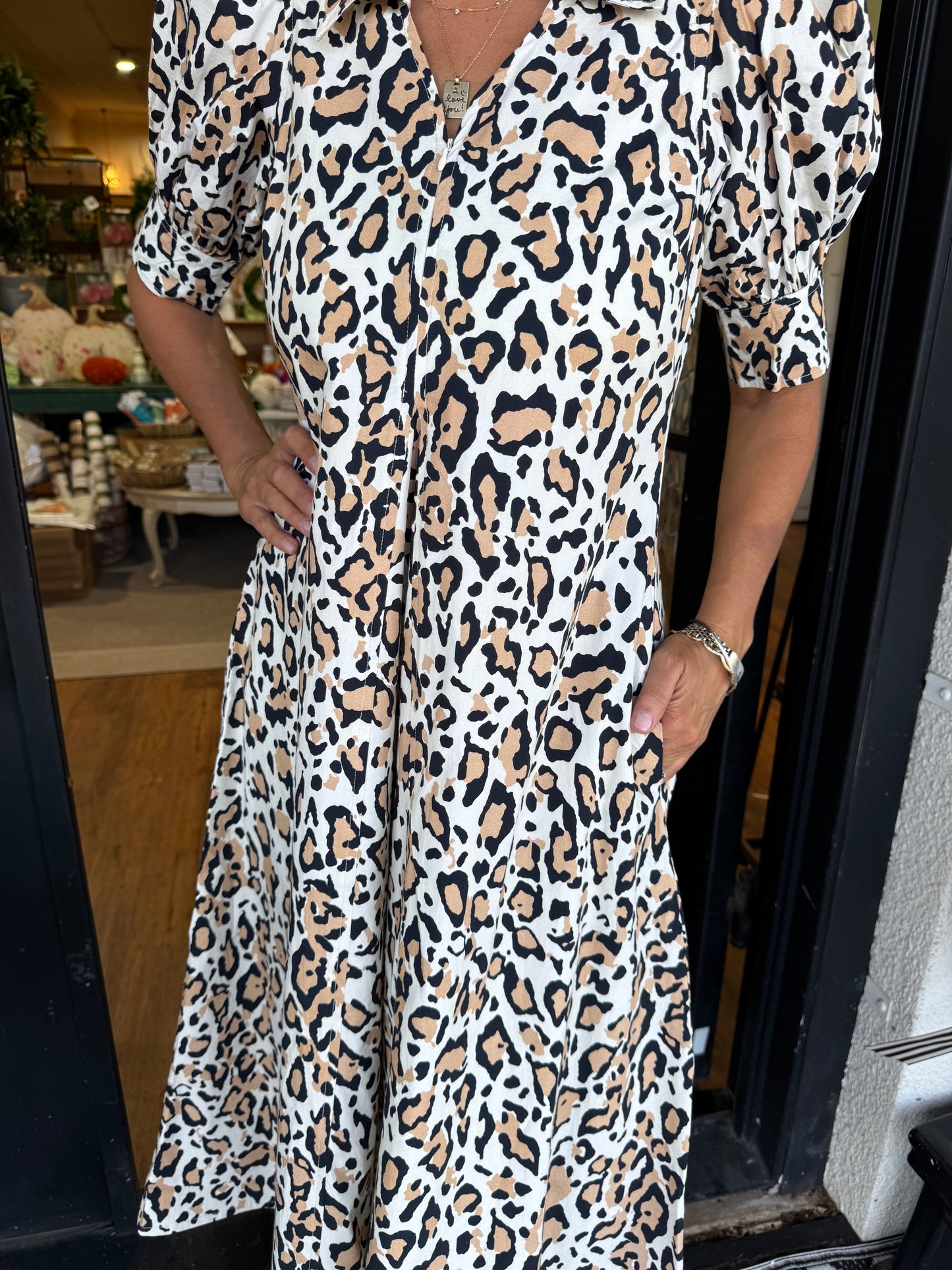 Montauk Cheetah Dress