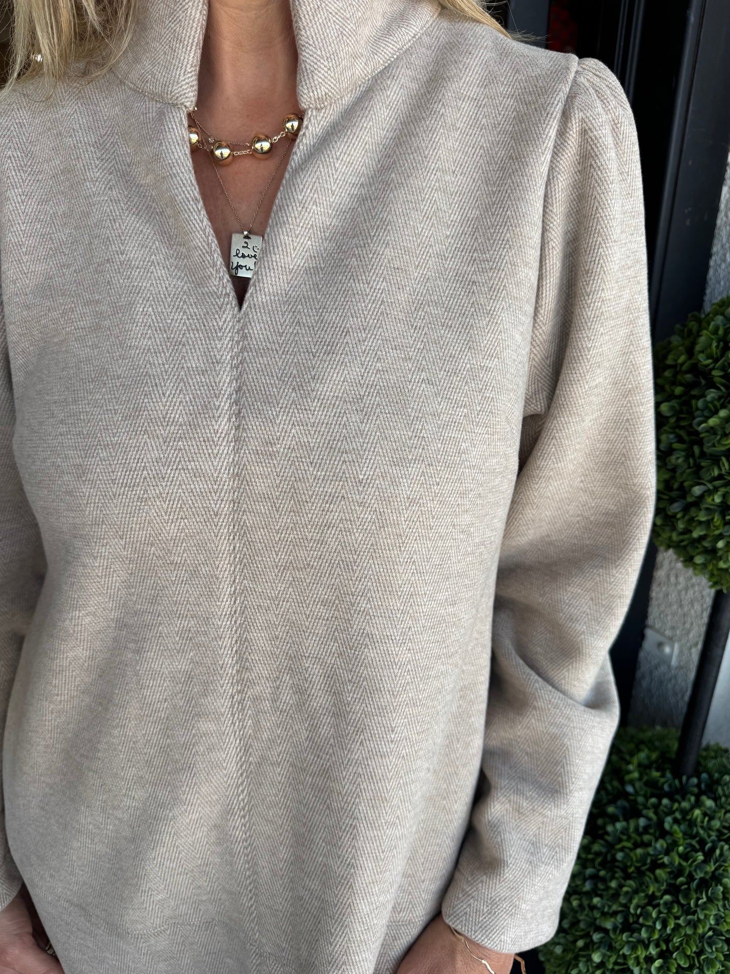 Odette Dress - Taupe