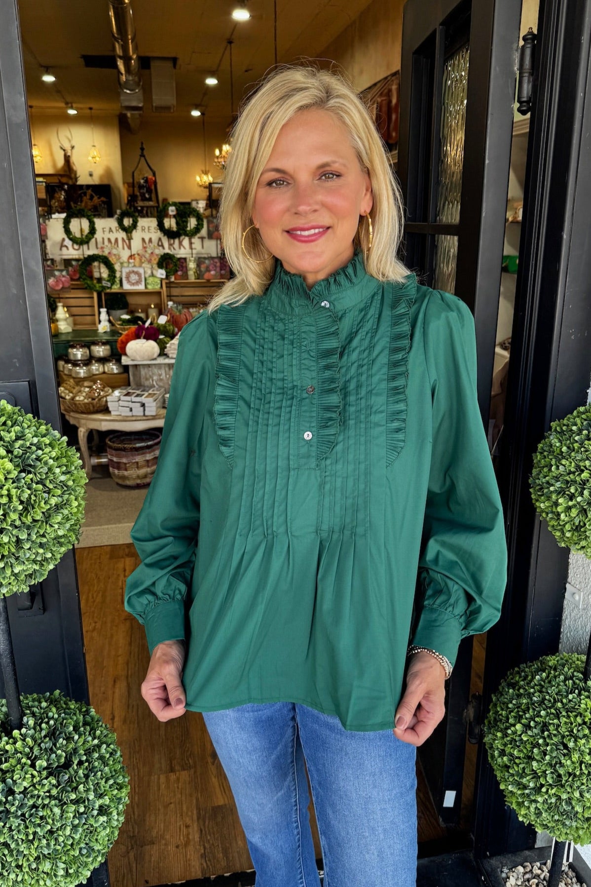 Ollie Top - Hunter Green