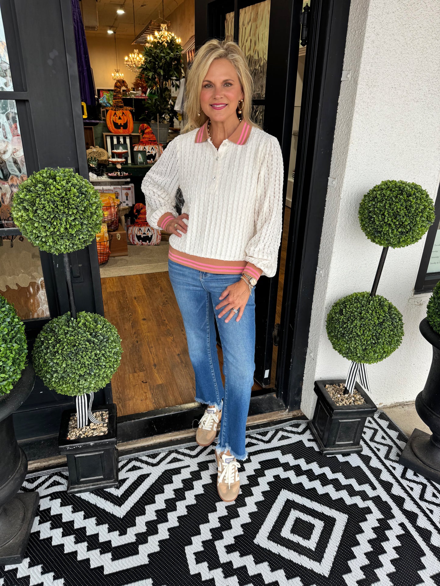 Garnette Top - Ivory