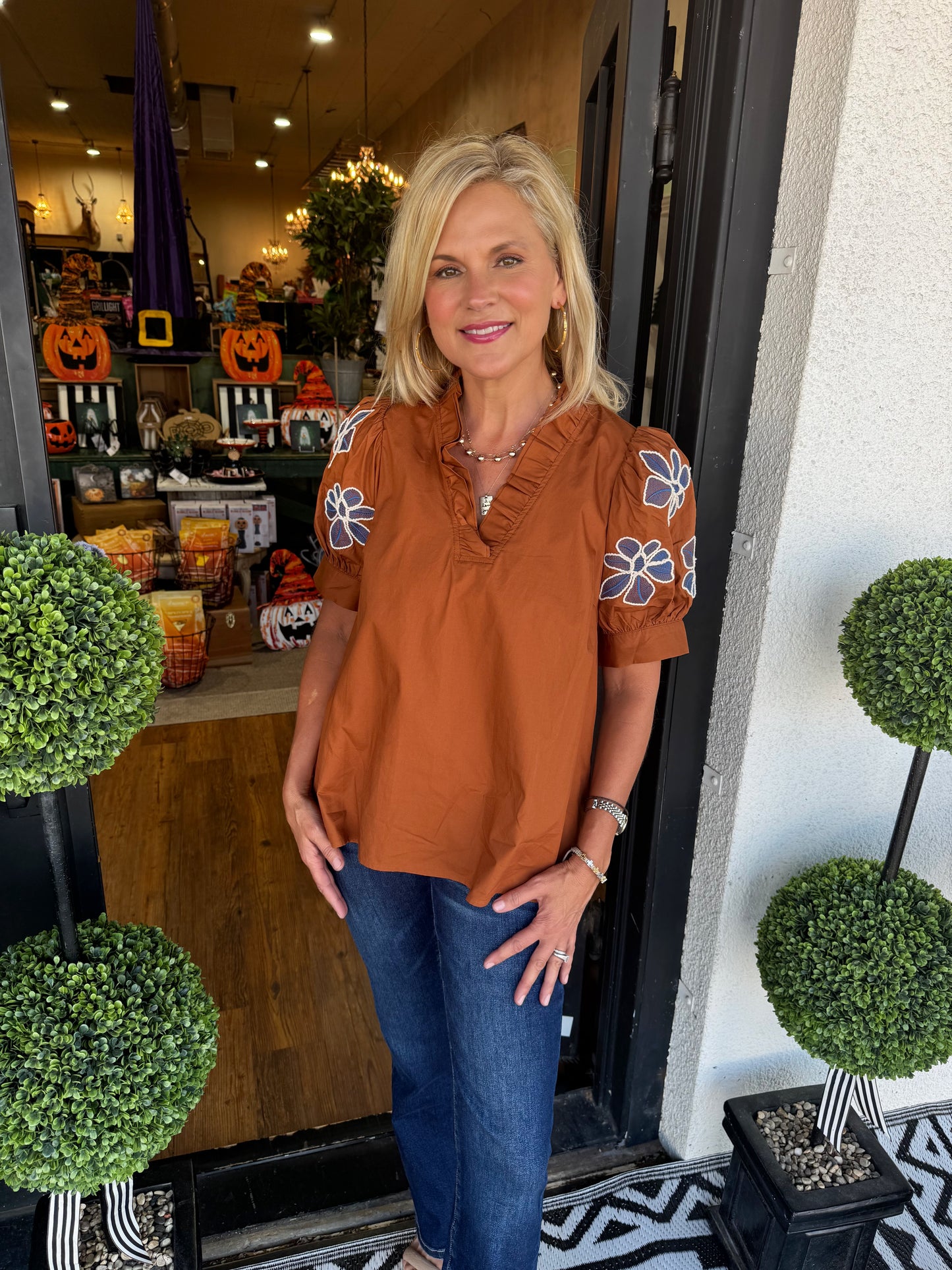 Sabrina Top - Caramel