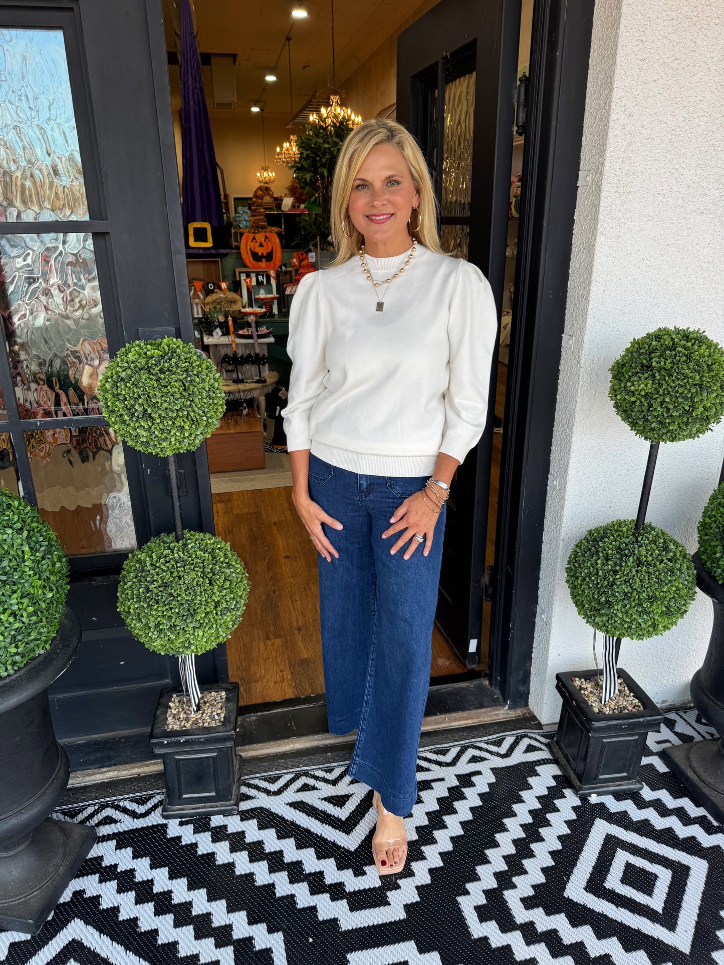 Gemma Top - Off White