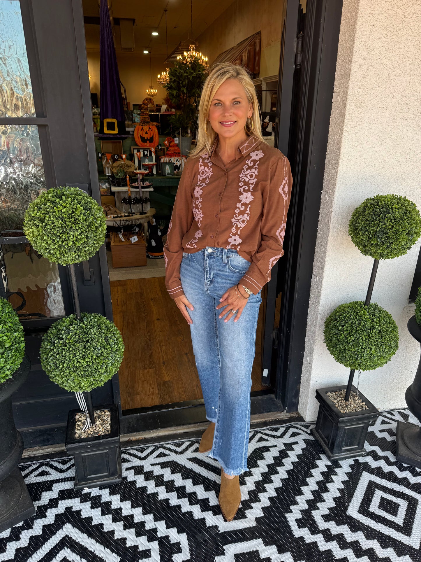 Trinity Top - Mocha Brown