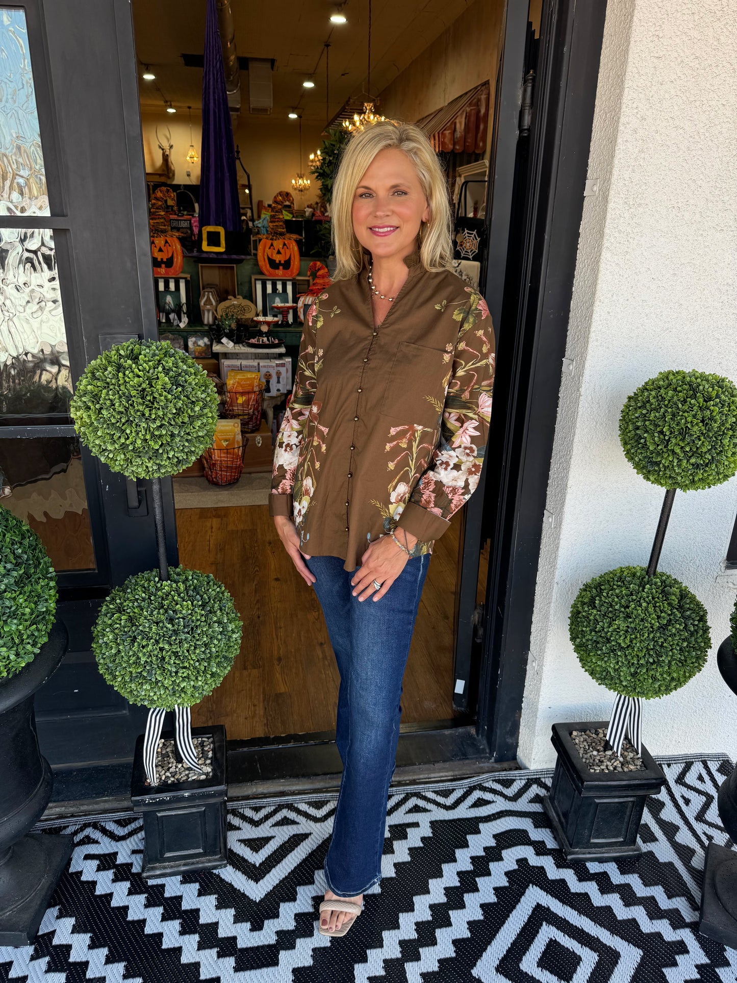 Susannah Top - Brown