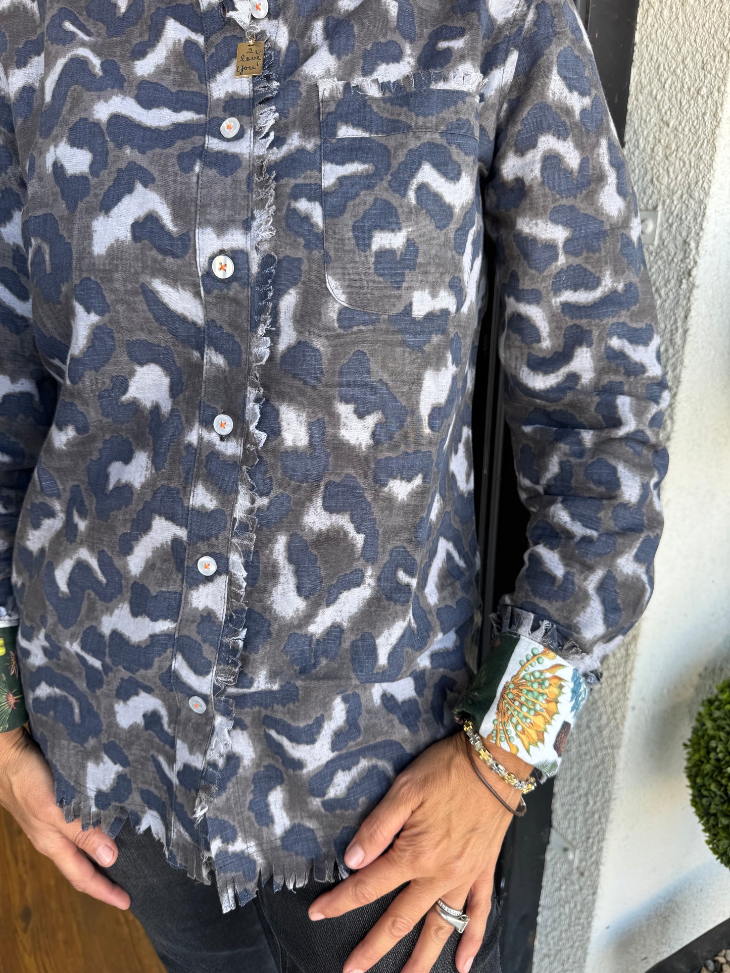 Tizzie Cape Cod Camo Top