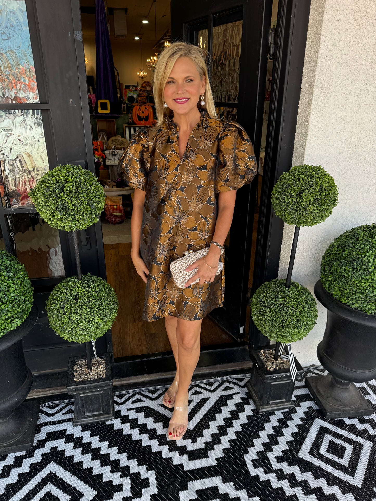 Dillon Dress - Brown