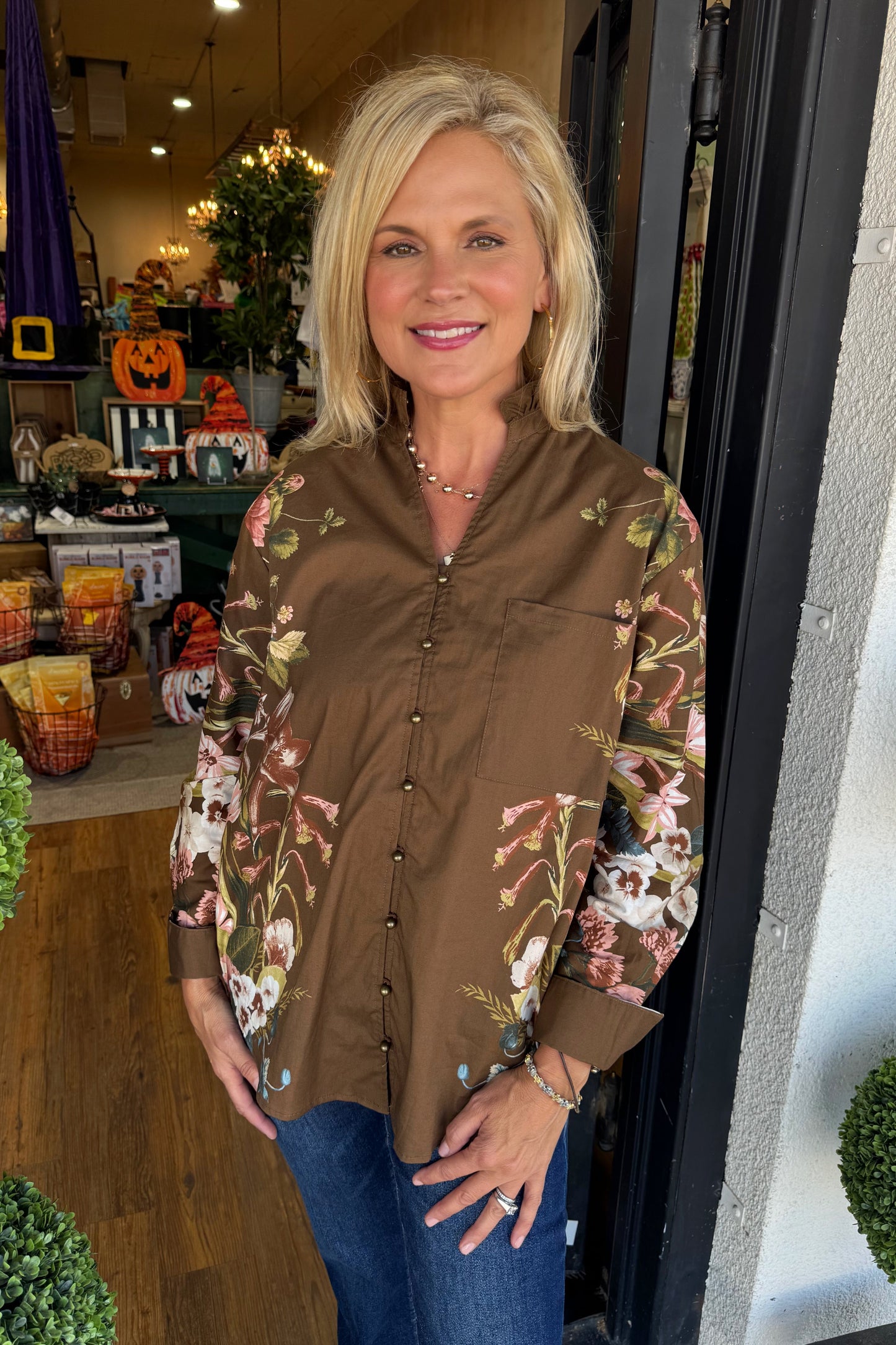 Susannah Top - Brown