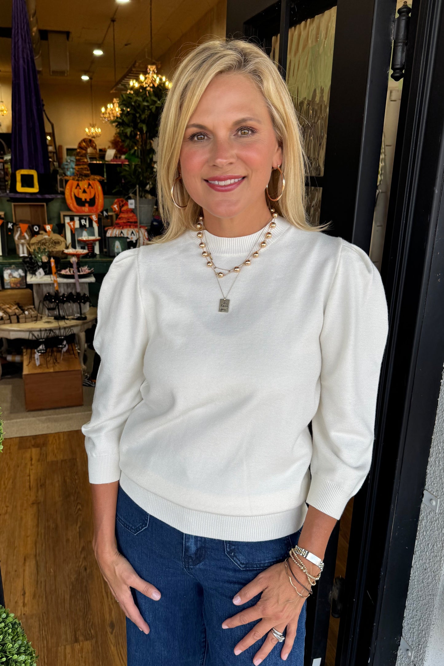 Gemma Top - Off White