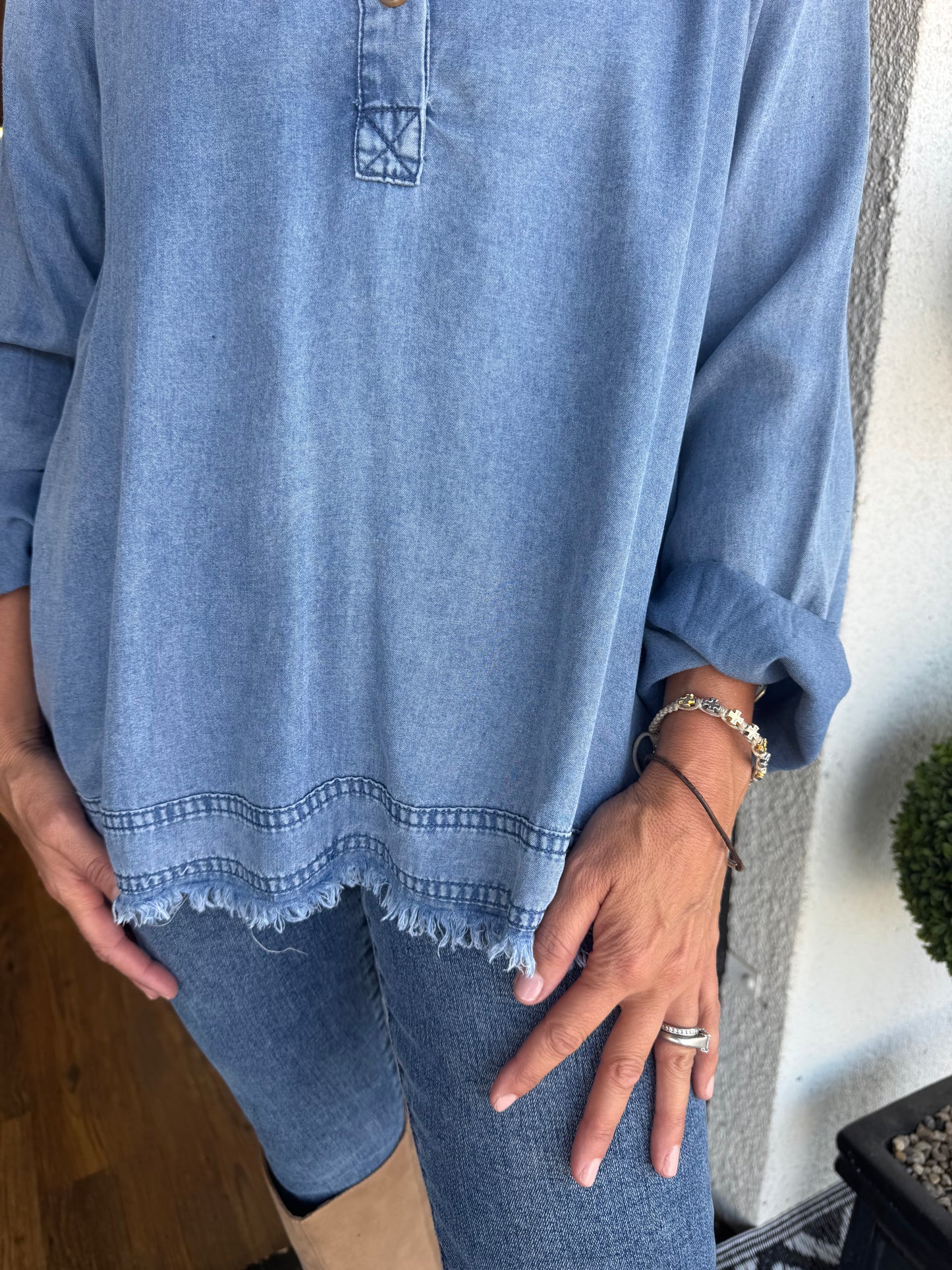 Autumn Top - Dark Denim