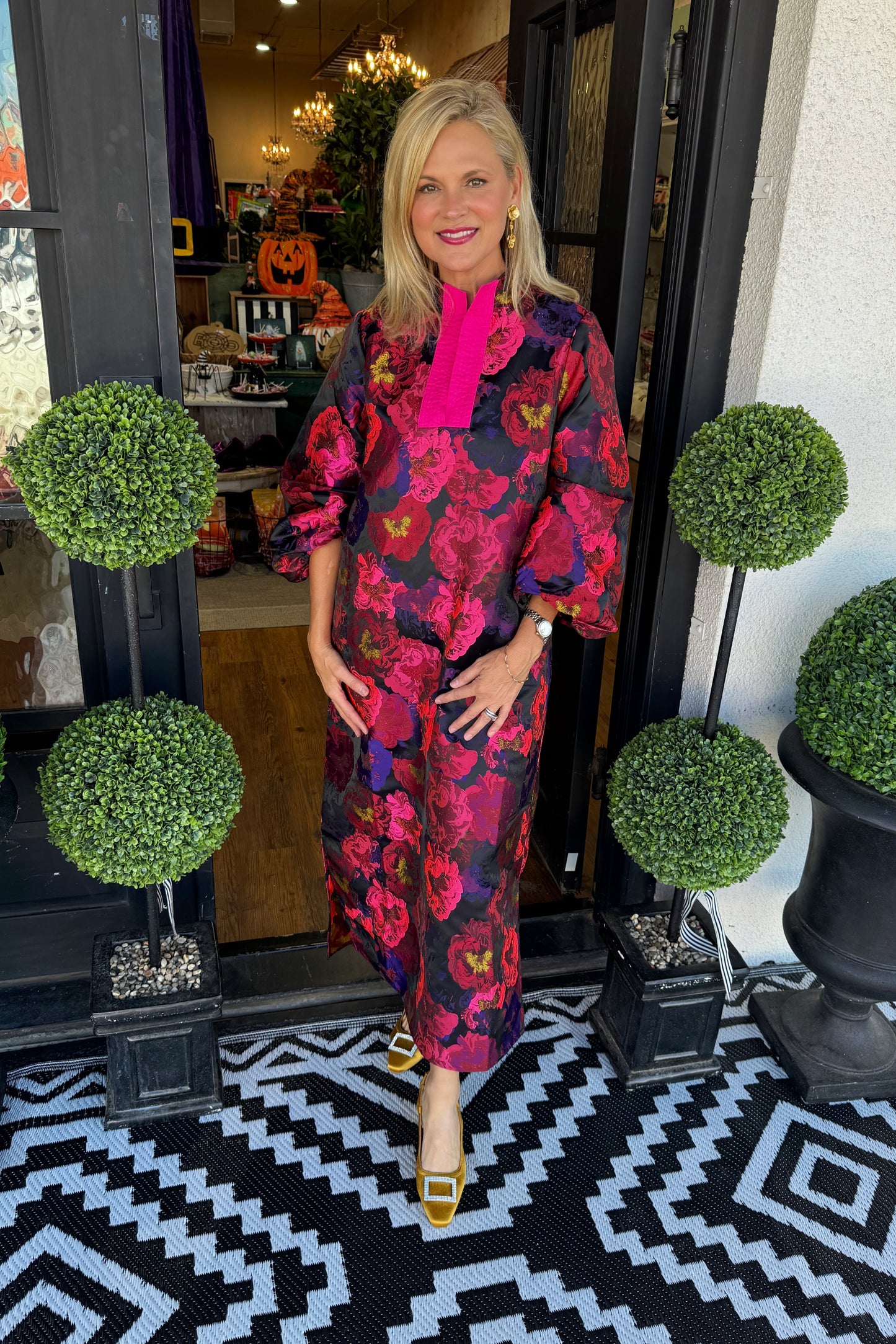 Eva Dress-Hot Pink