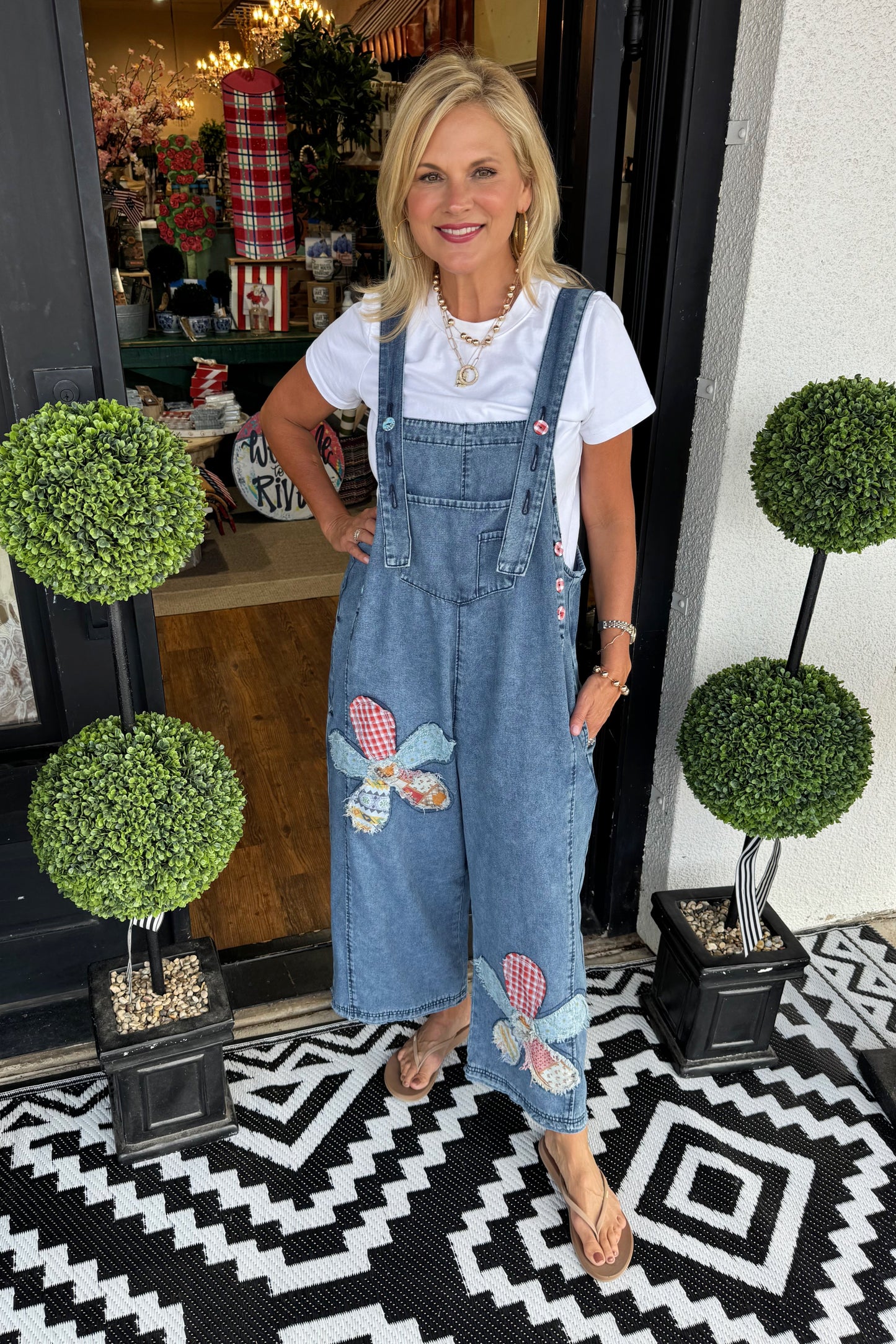 Hazel Overall - Dark Denim