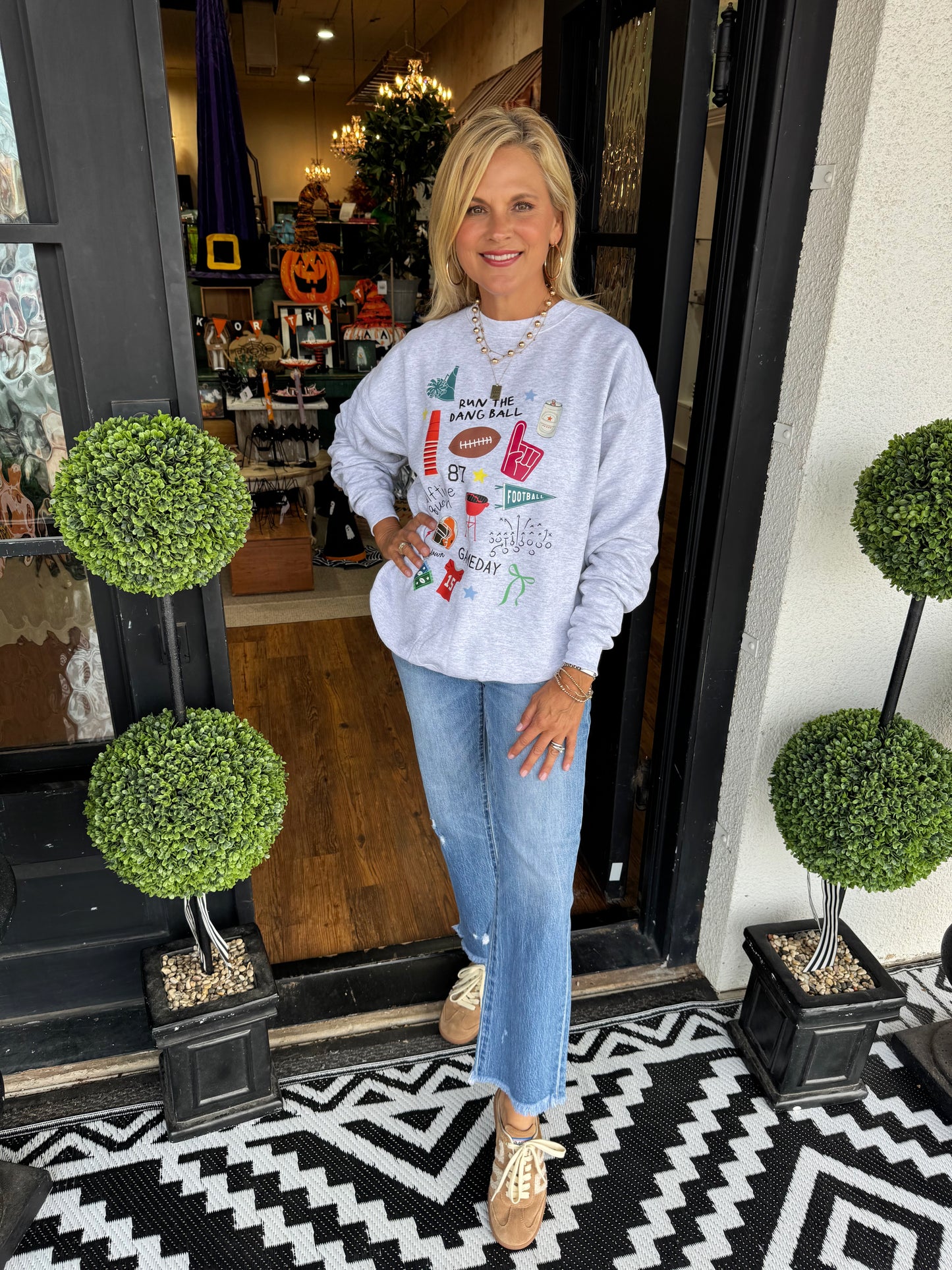 Run the Dang Ball Sweatshirt - Ash