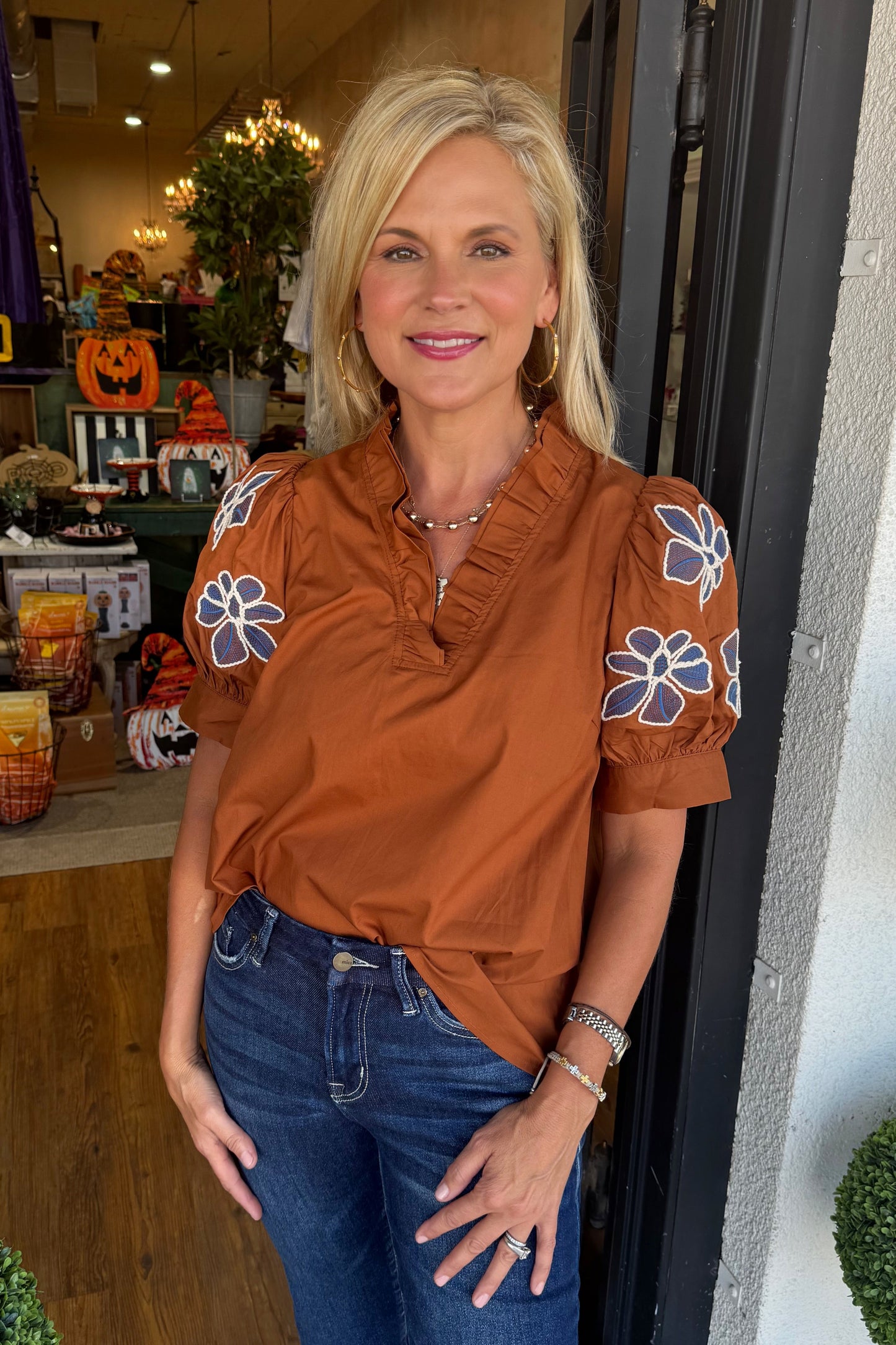 Sabrina Top - Caramel