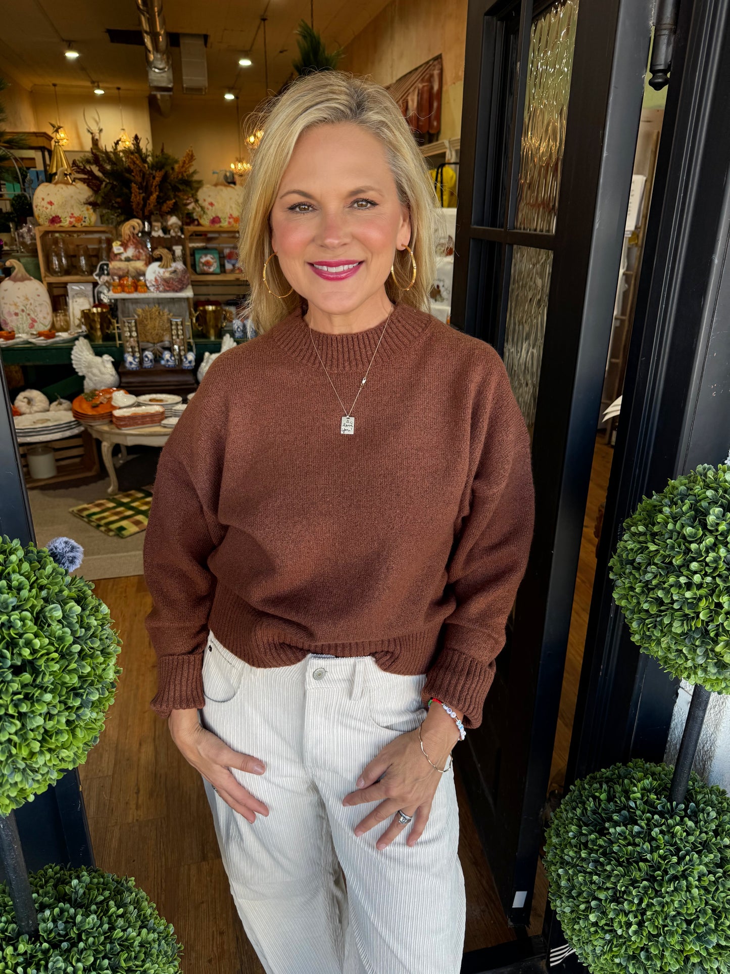 Bethany Top - Chestnut