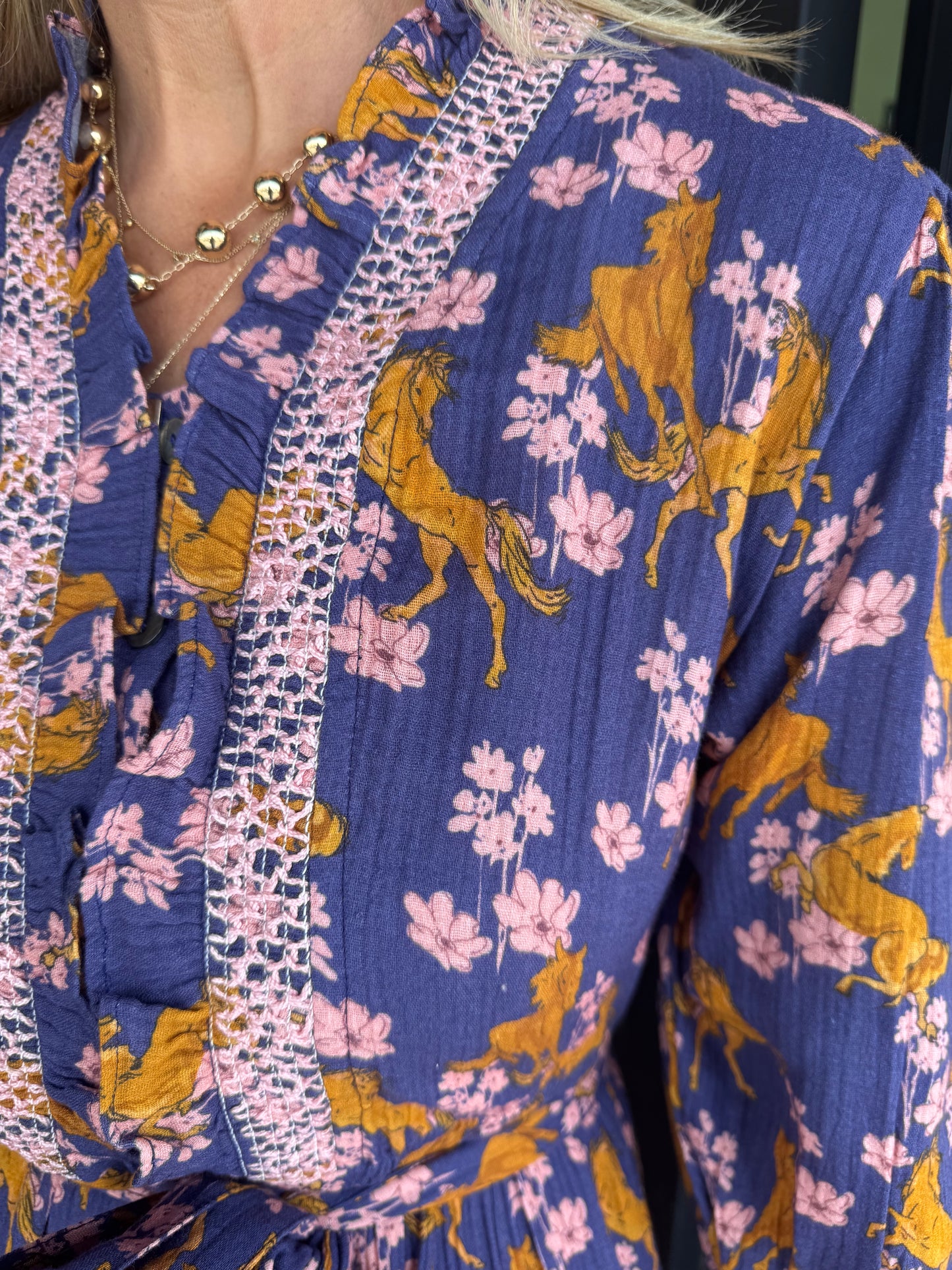 Uncle Frank Horsing Around Dress