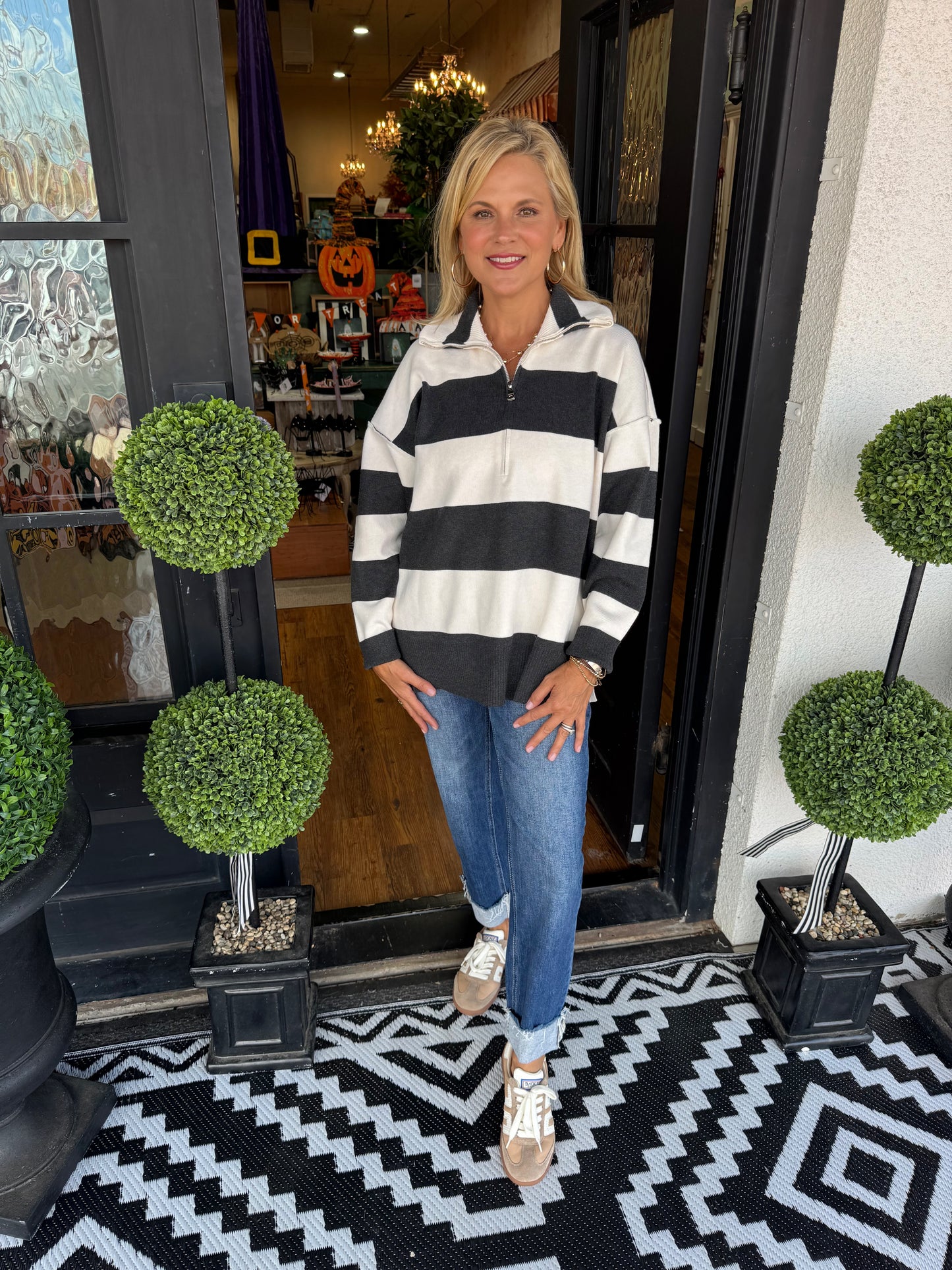 Carly Sweater - Charcoal