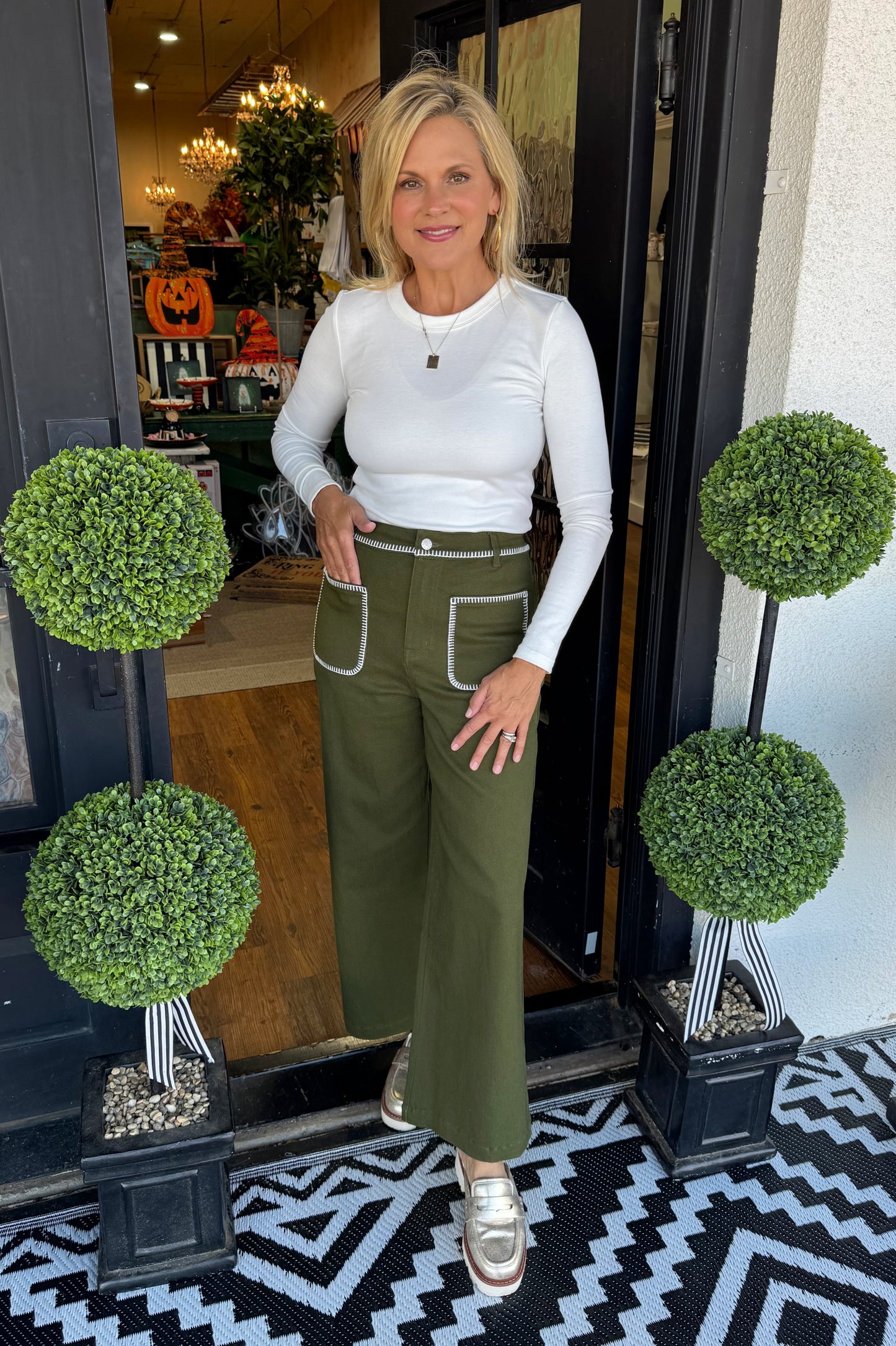 Rosalie Pants - Olive