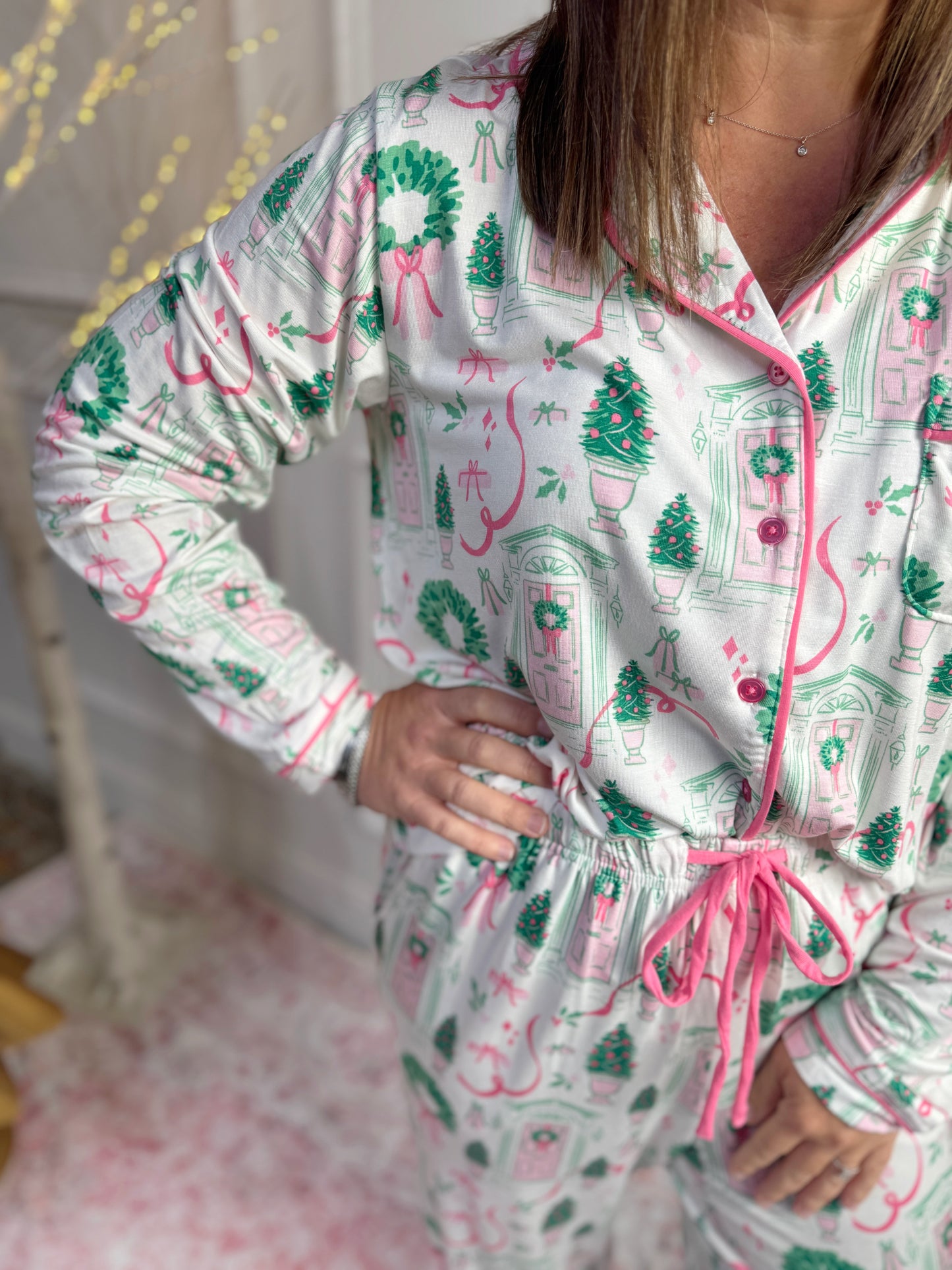 Mary Square Charlotte Home For Christmas Pajamas