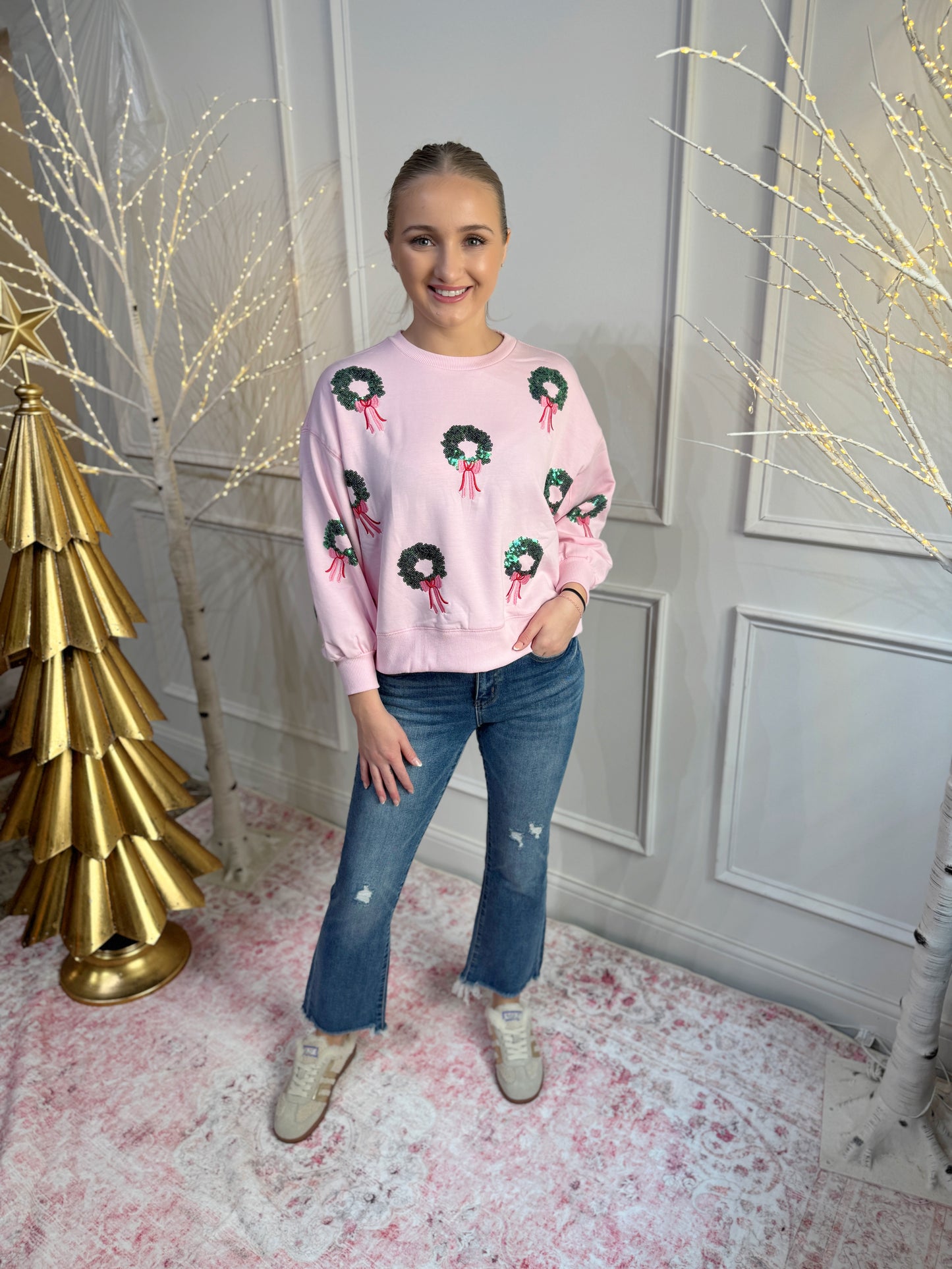 Millie Wreaths Sweatshirt