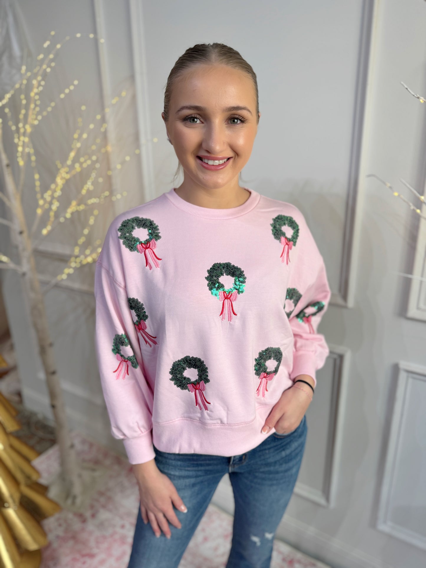 Millie Wreaths Sweatshirt