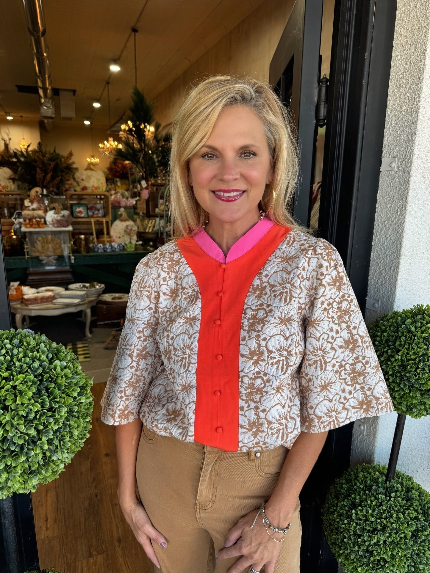 Jillian Top - Orange