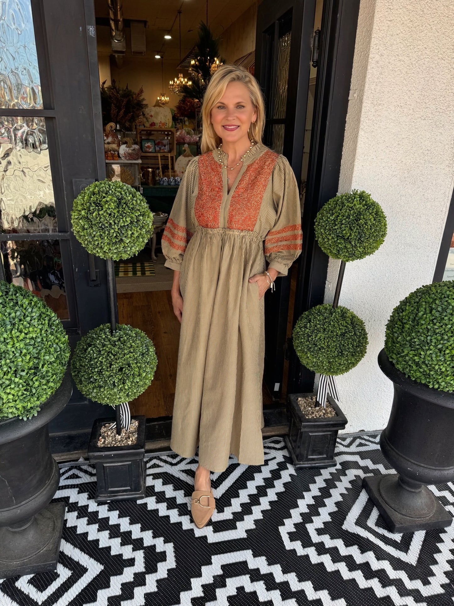 Lilith Dress - Taupe