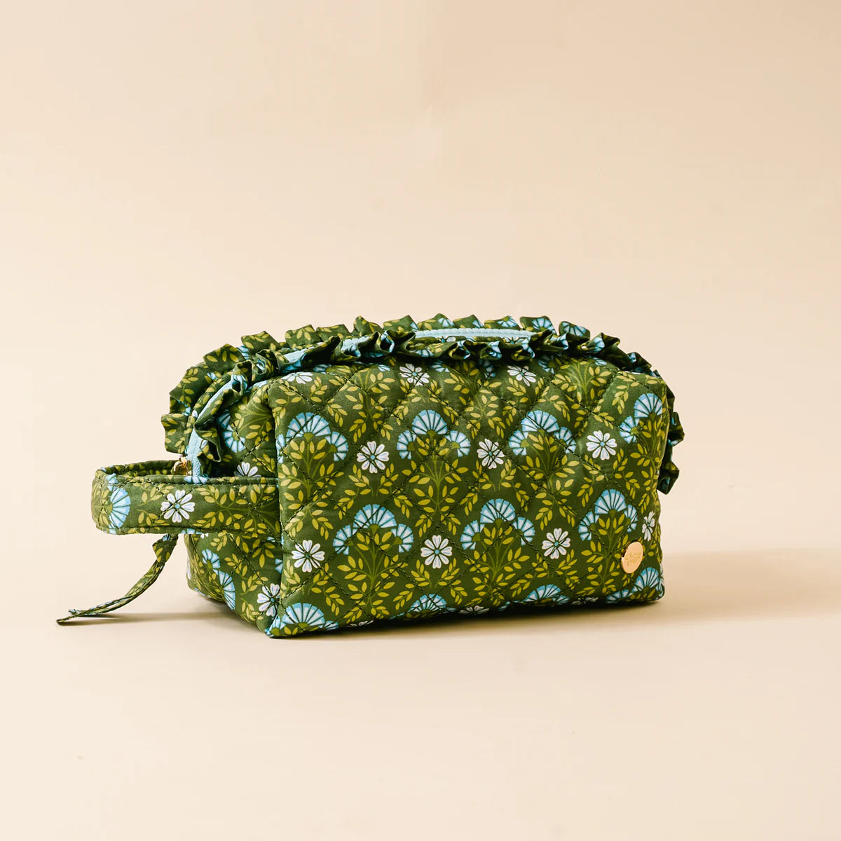 Essentials Quilted Cosmetic Pouch