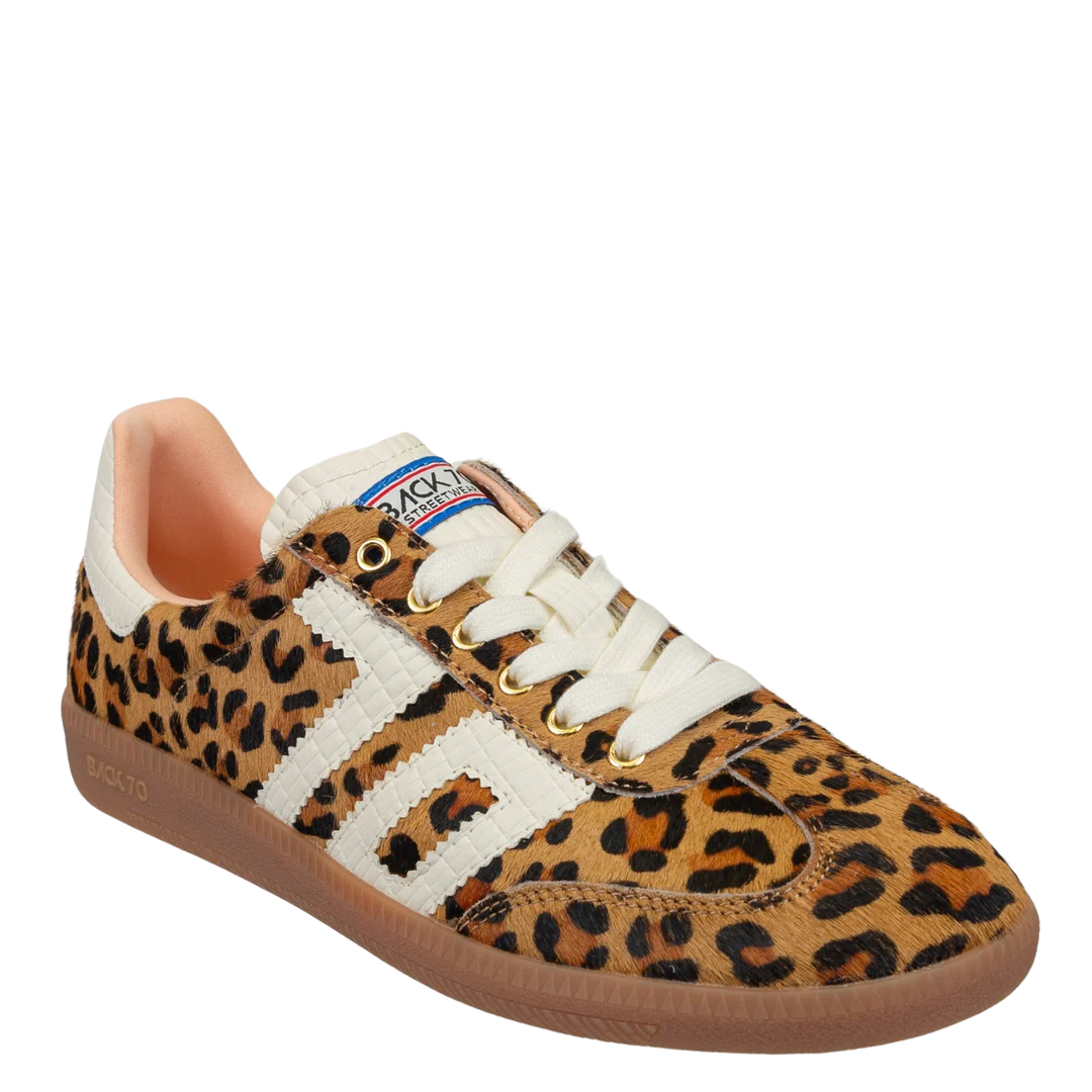Back 70 Cloud Leopard Camel White Sneaker