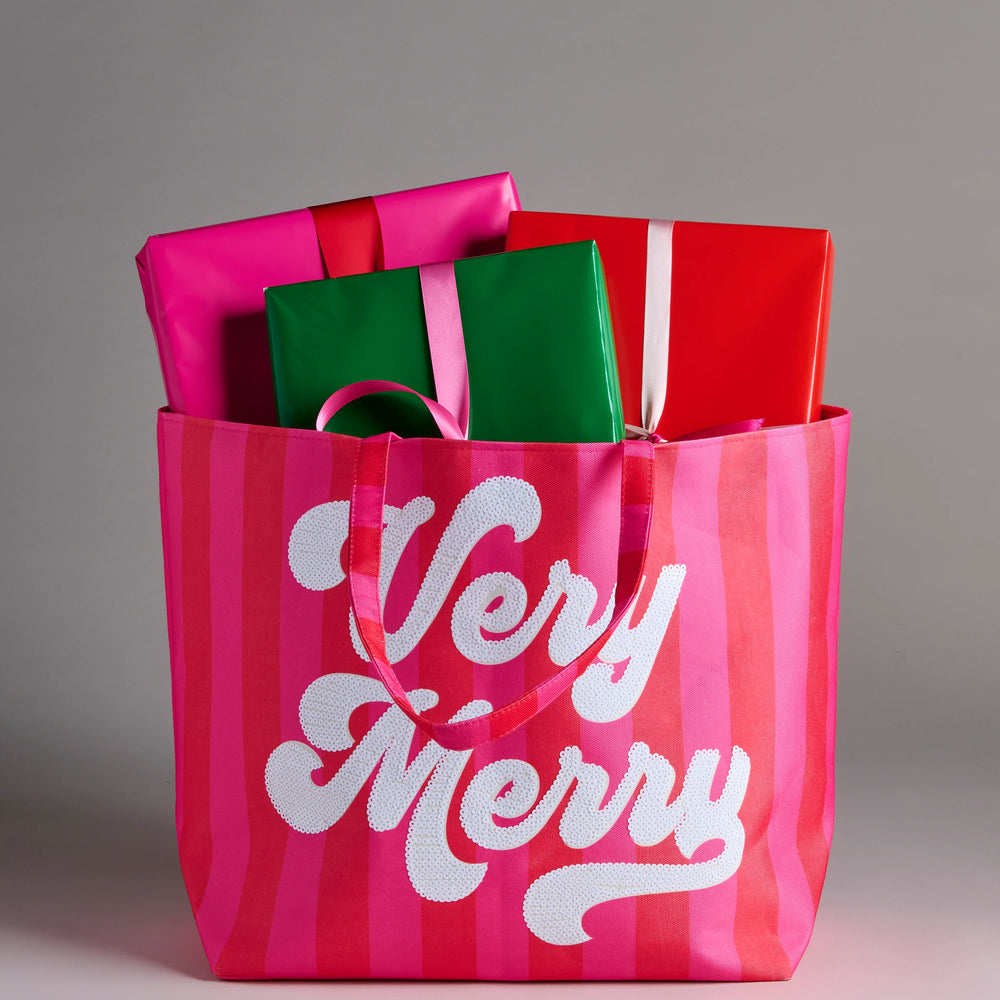 Very Merry Gifting Tote - Red
