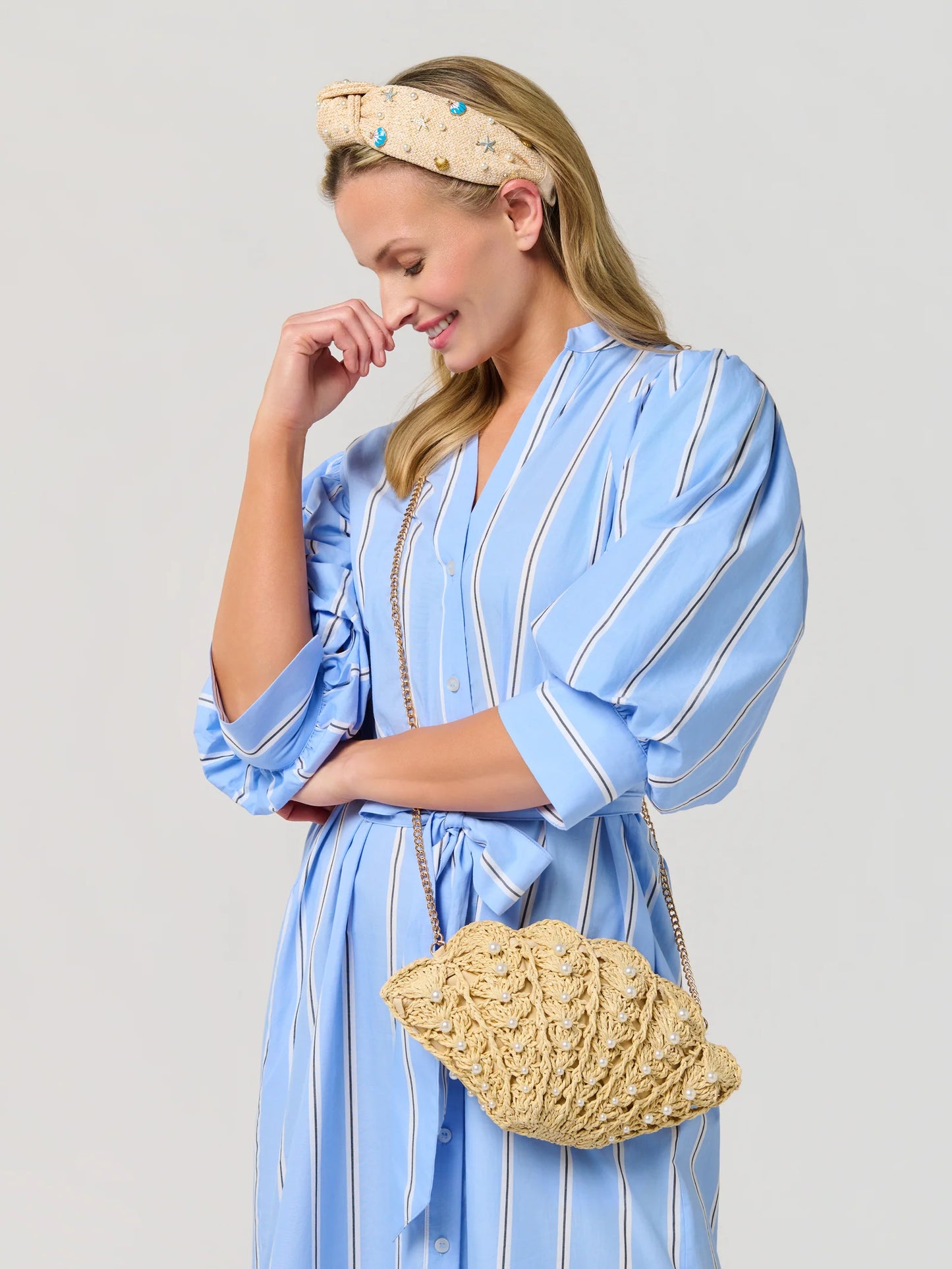 Shell Cross Body - Natural