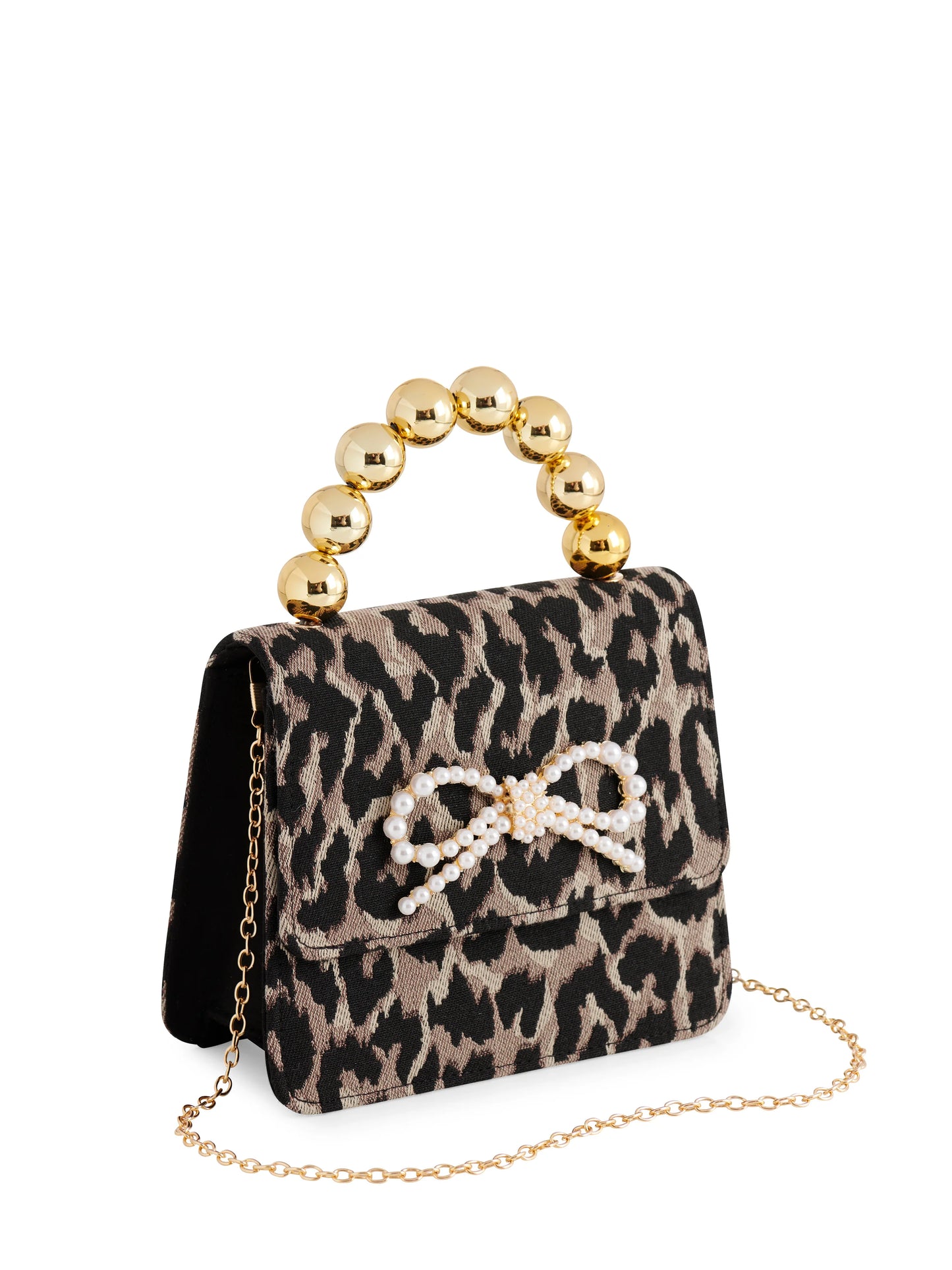 Muade Mini Handle Bag - Leopard