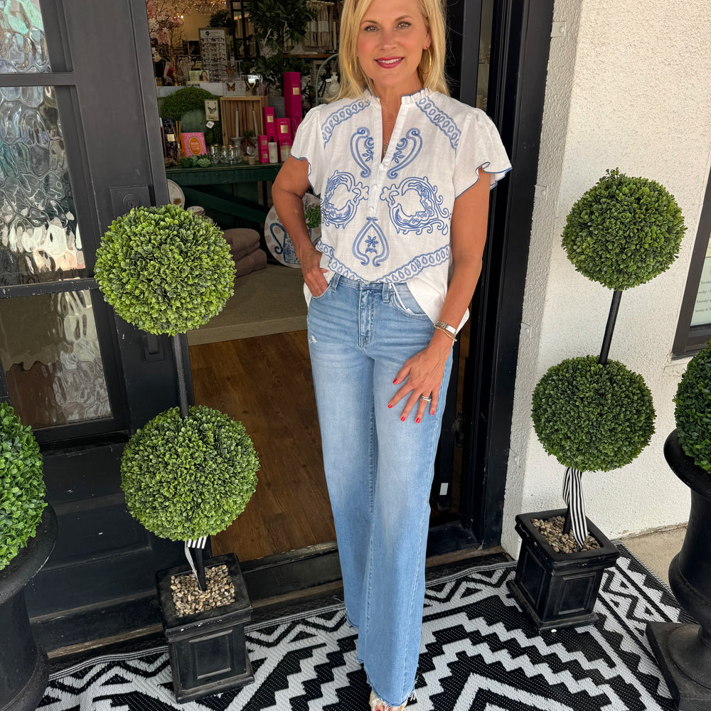 High Rise Extreme Wide Jeans