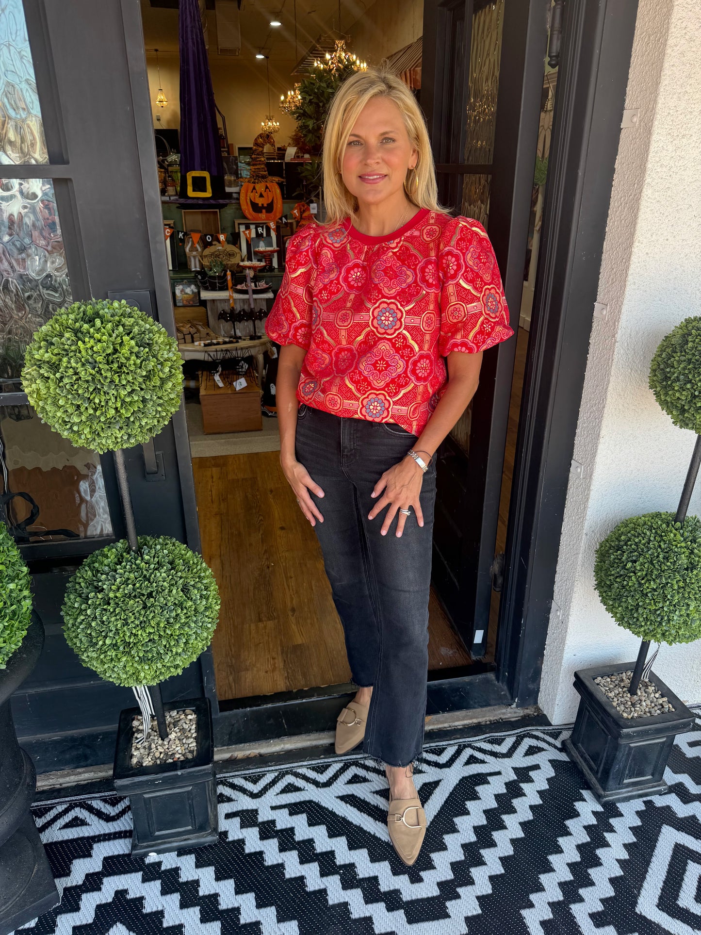 Luisa Top - Red