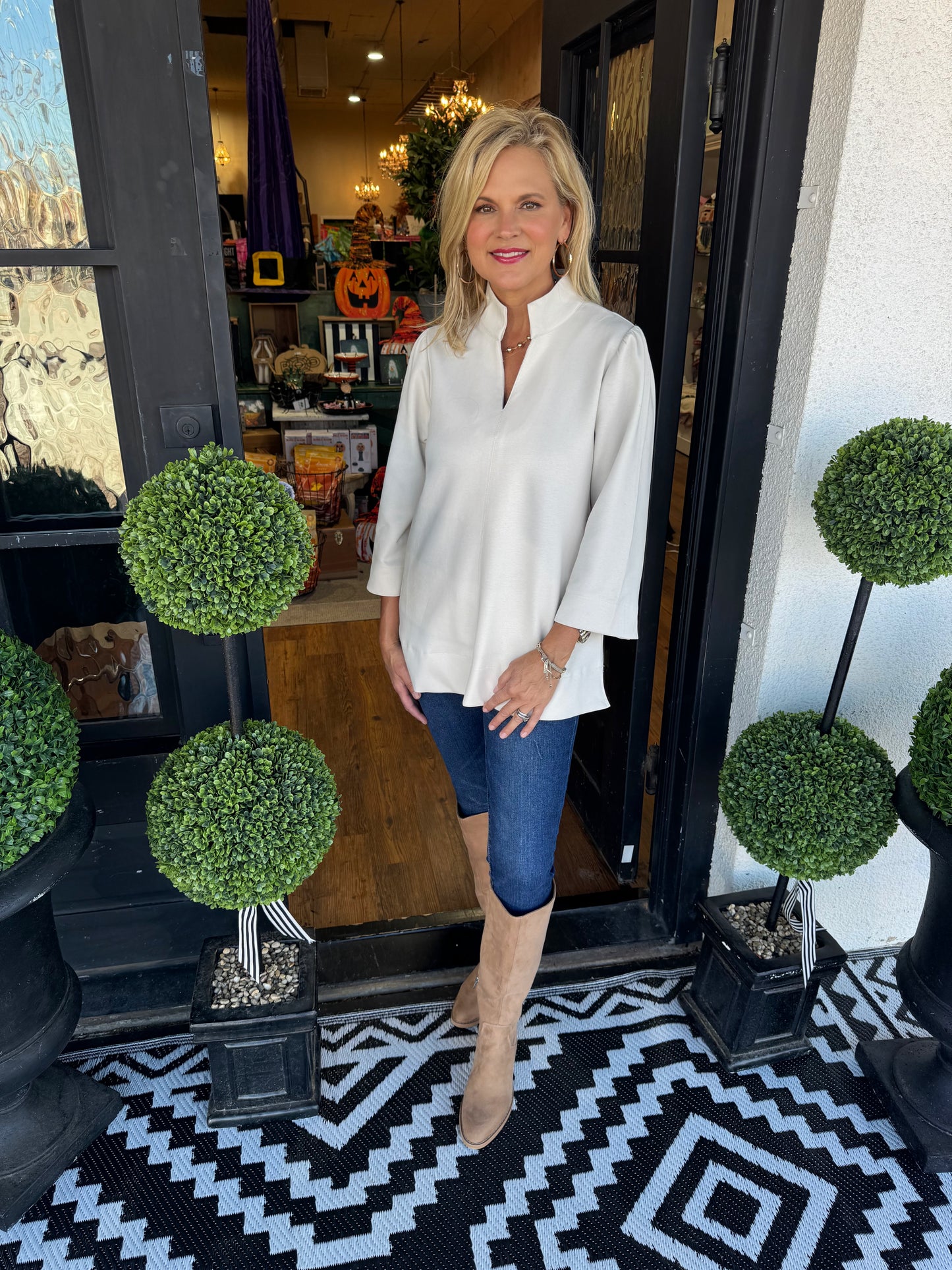 Ella Top - Cream