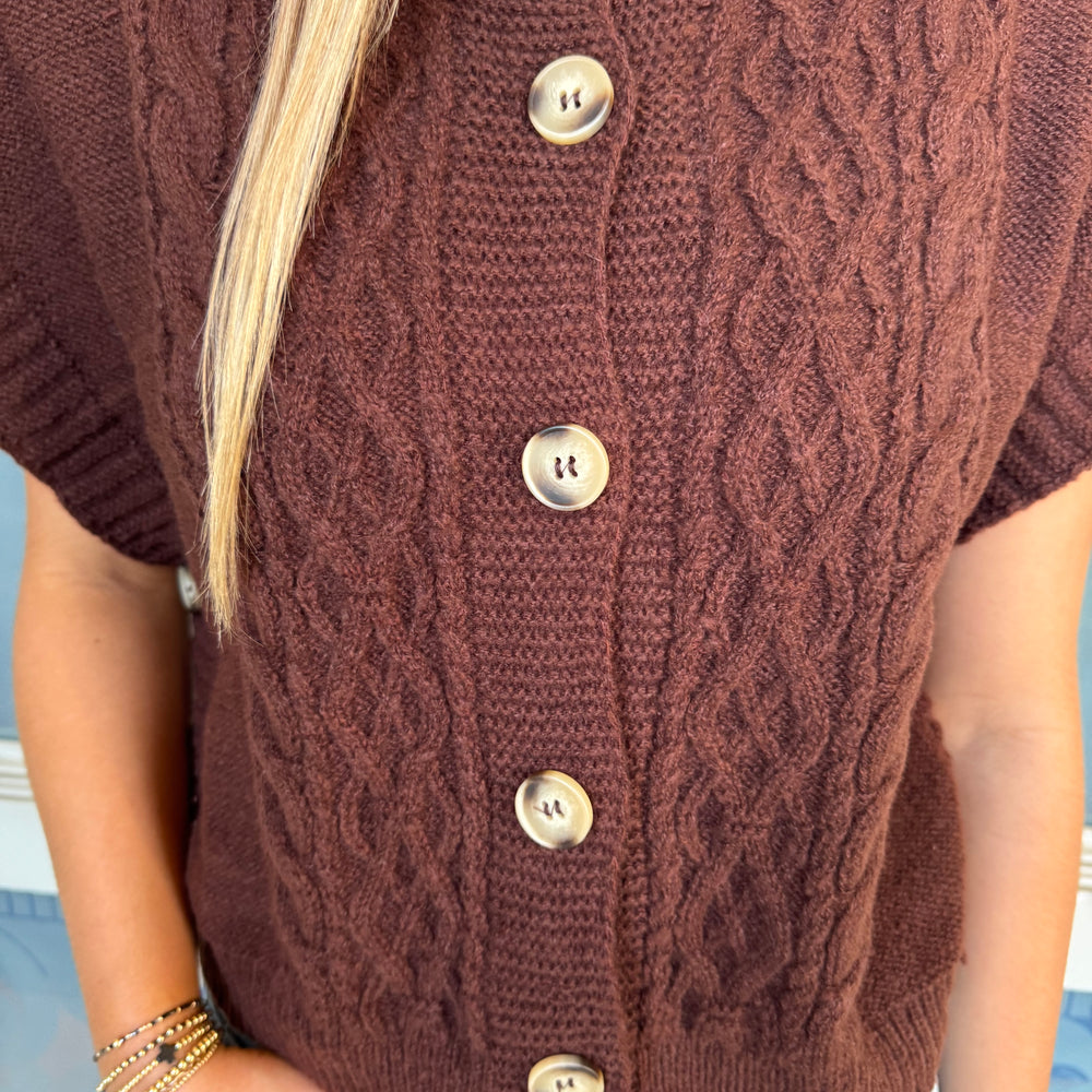 
                  
                    Harper Cable Knit Sweater Vest
                  
                